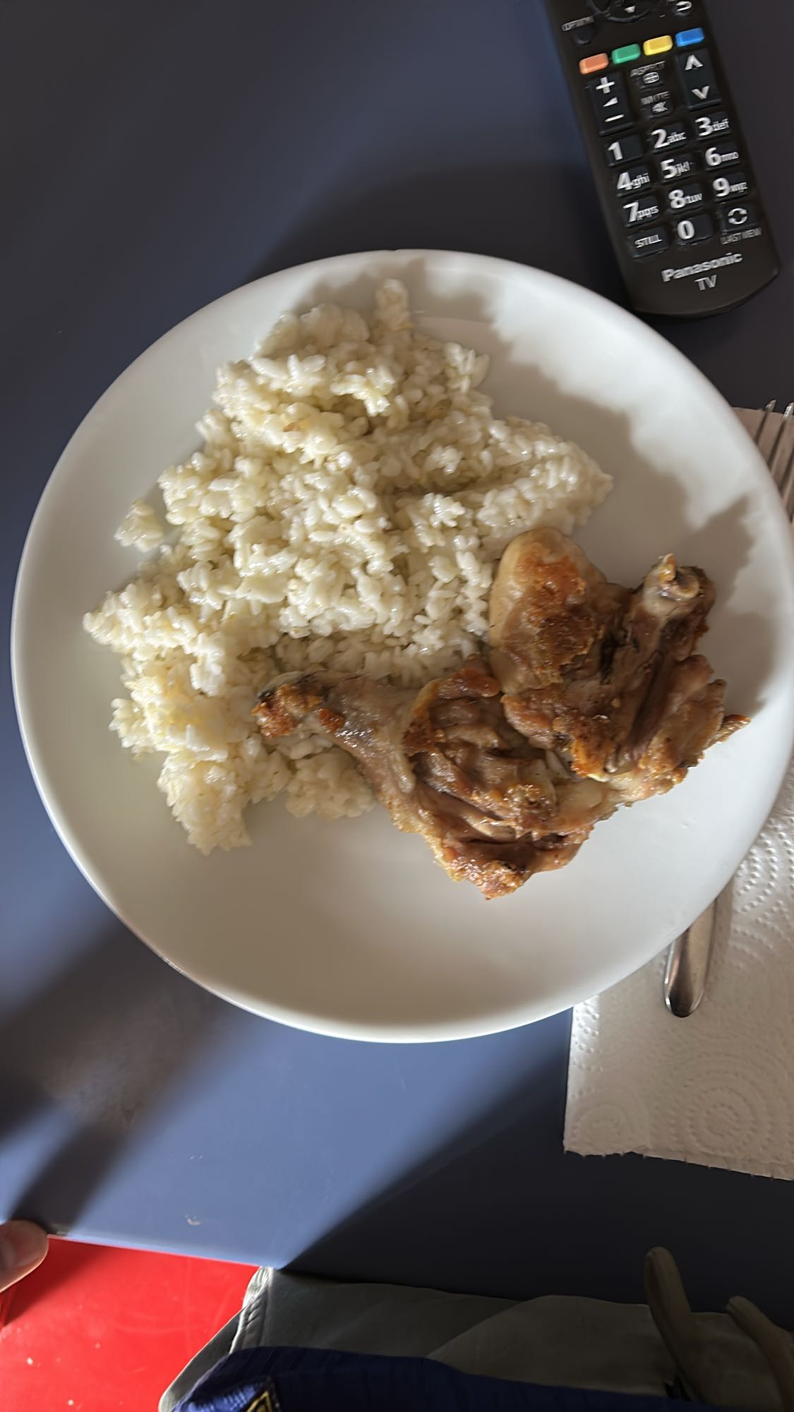 Arroz con pollo asado