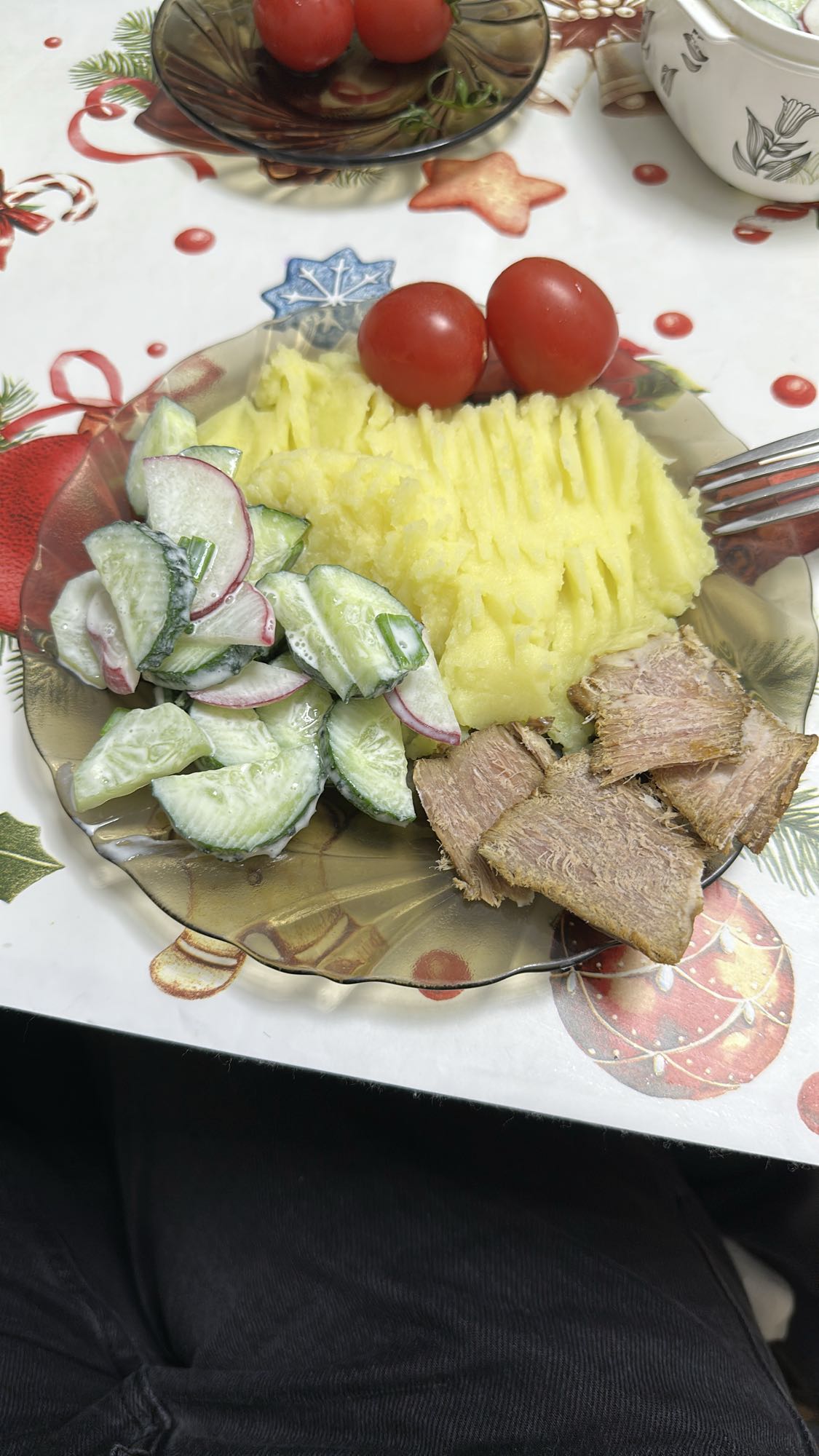 Картофельное пюре с мясом