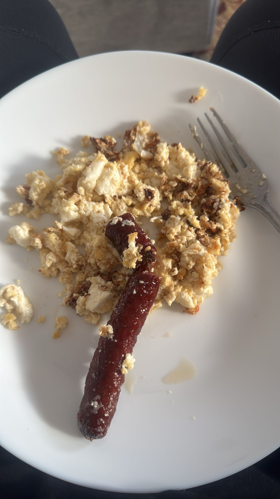 Scrambled Eggs with Sausage