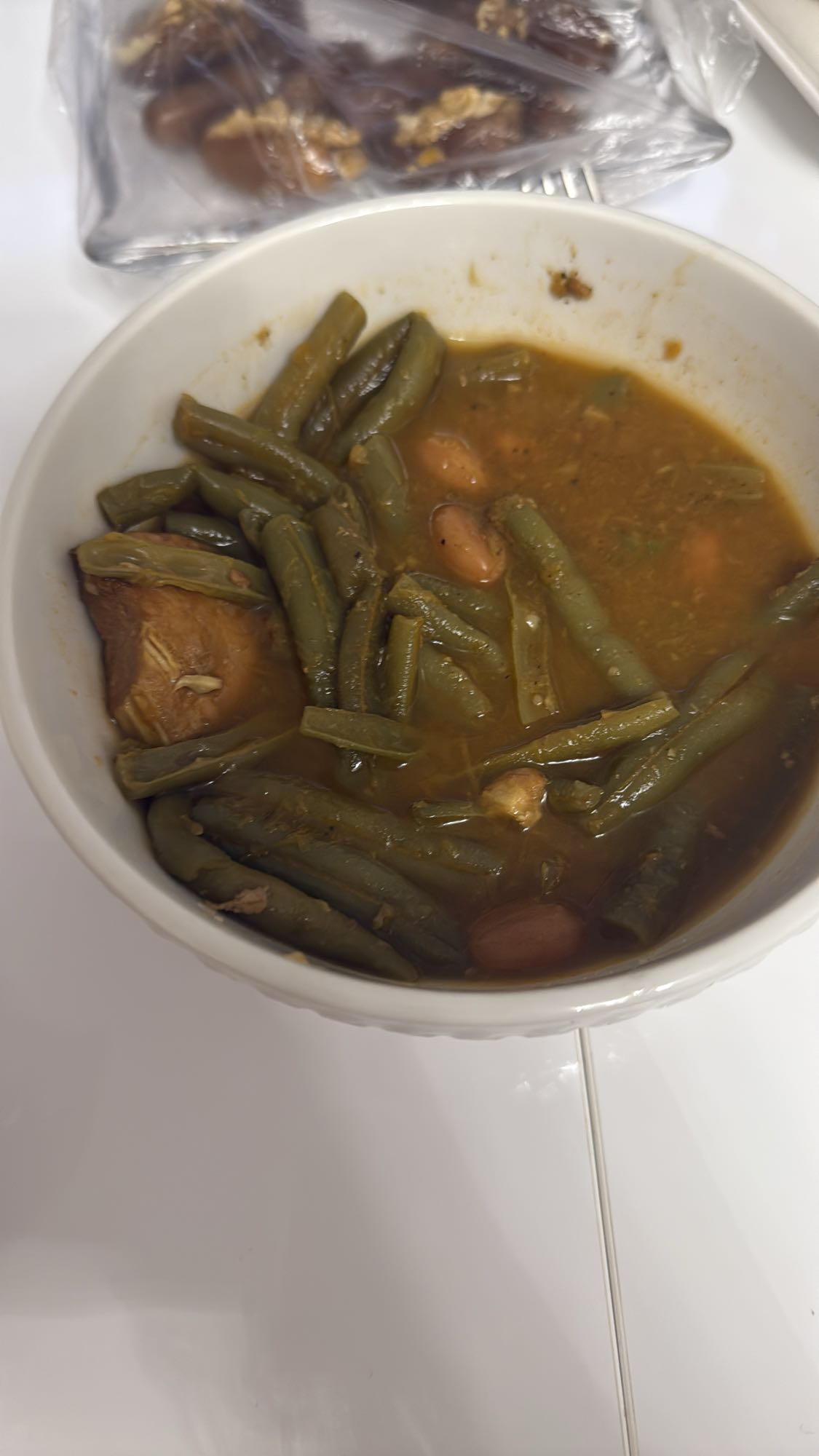 Ragoût de haricots verts