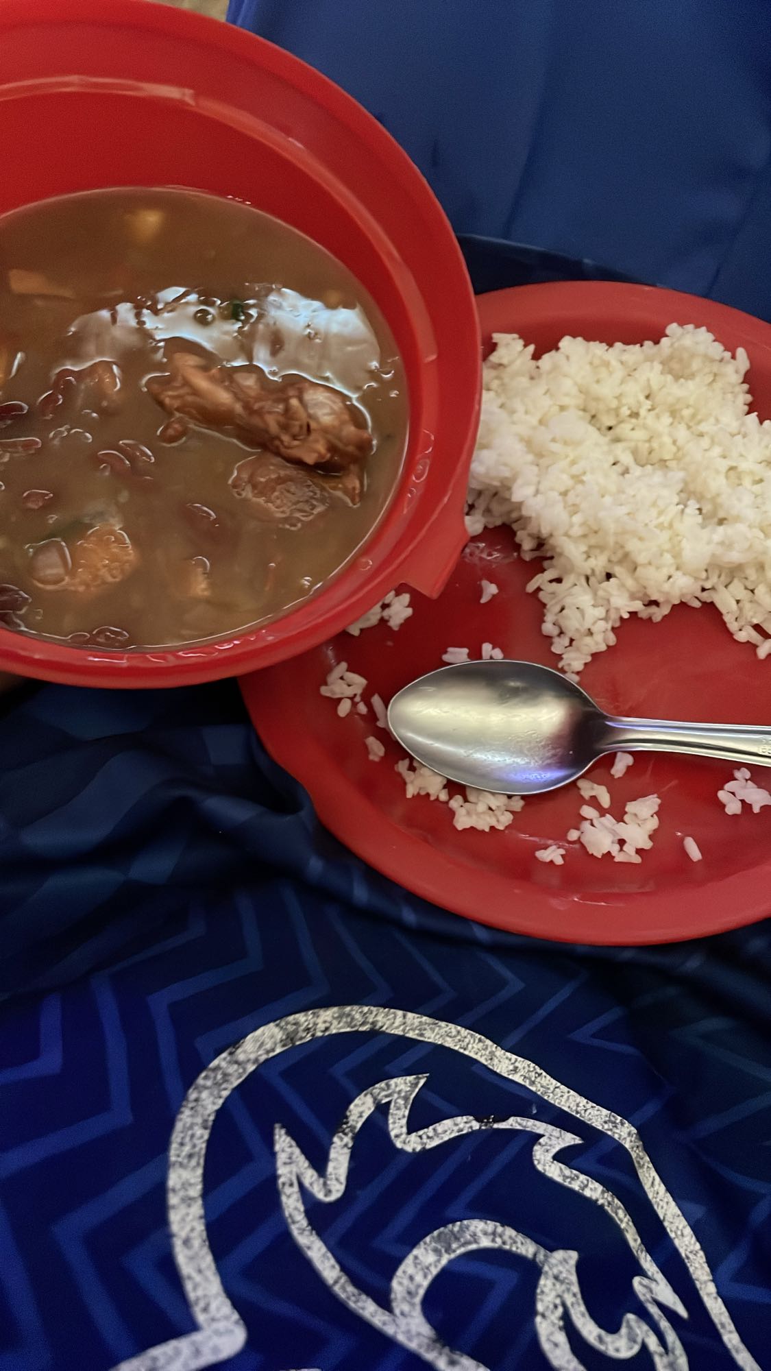Frijoles con arroz