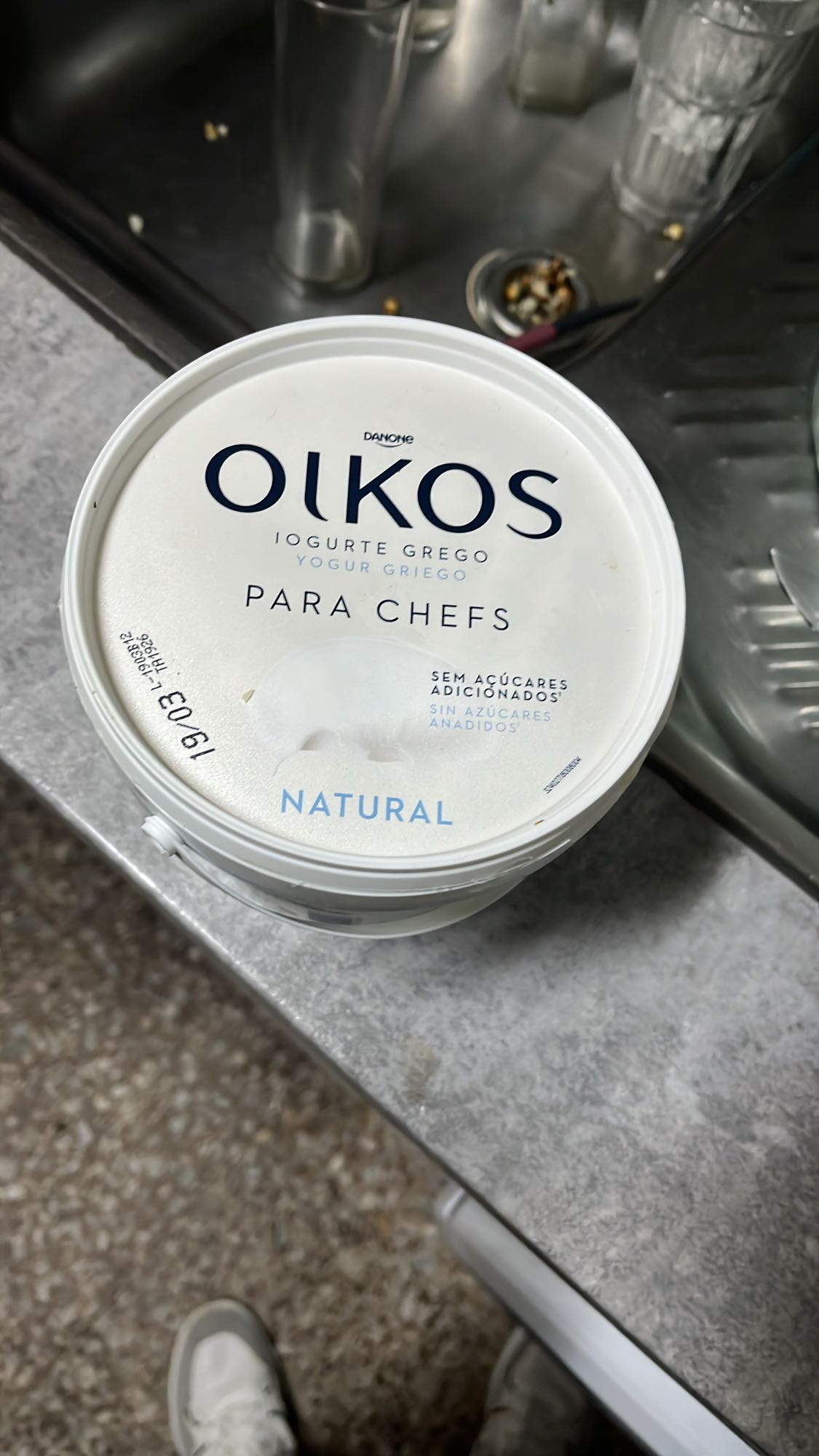 Yogur griego natural