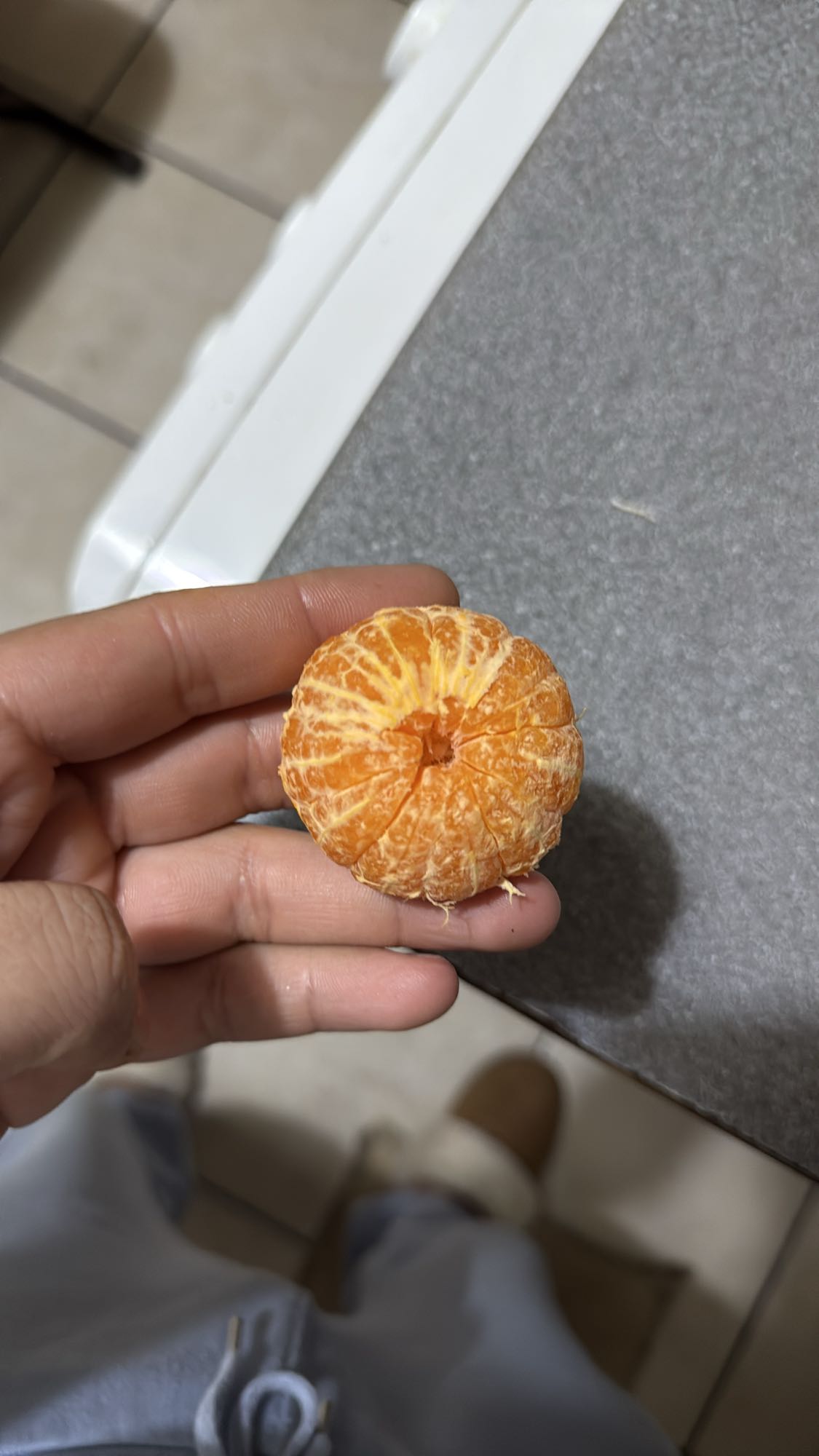 Mandarină decojită