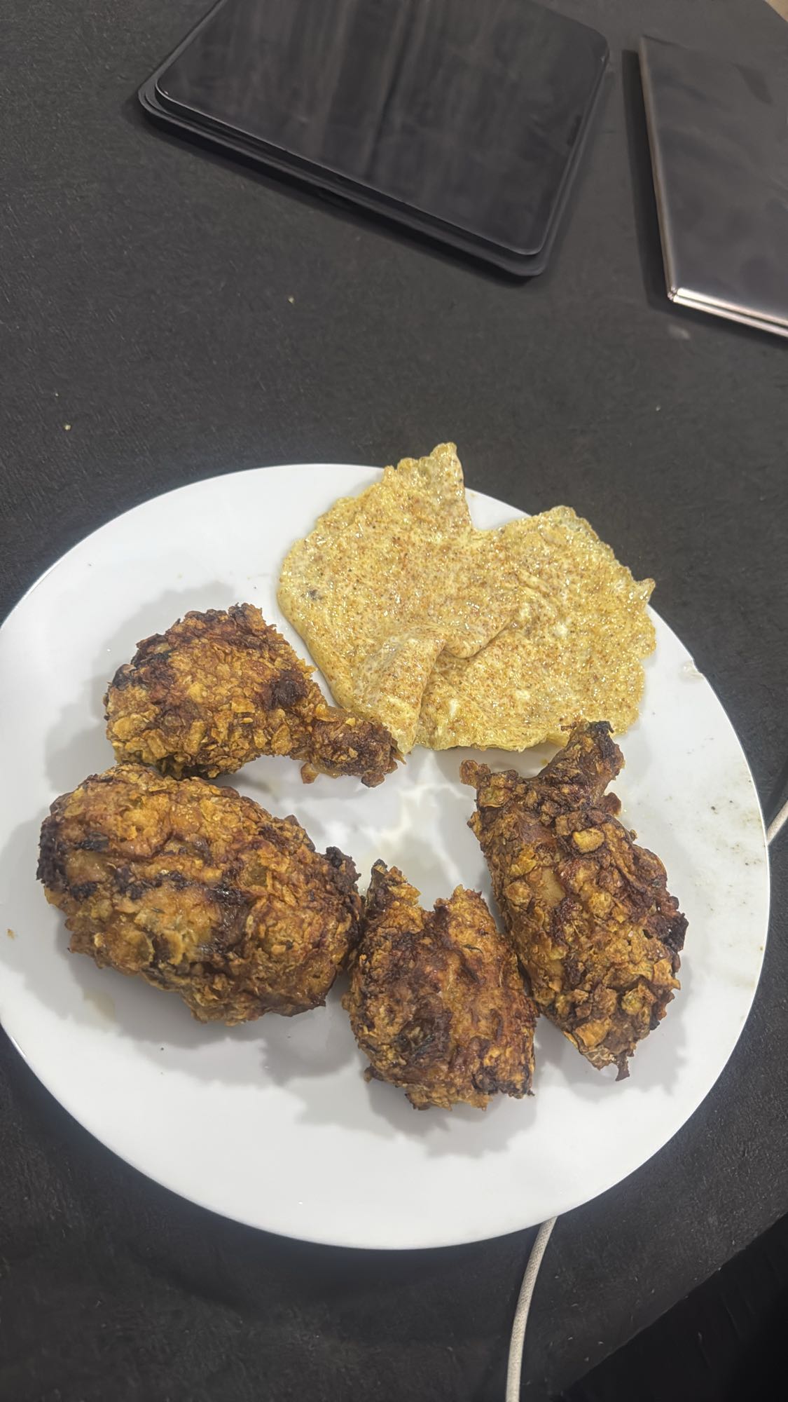 Fried Chicken with Flatbread