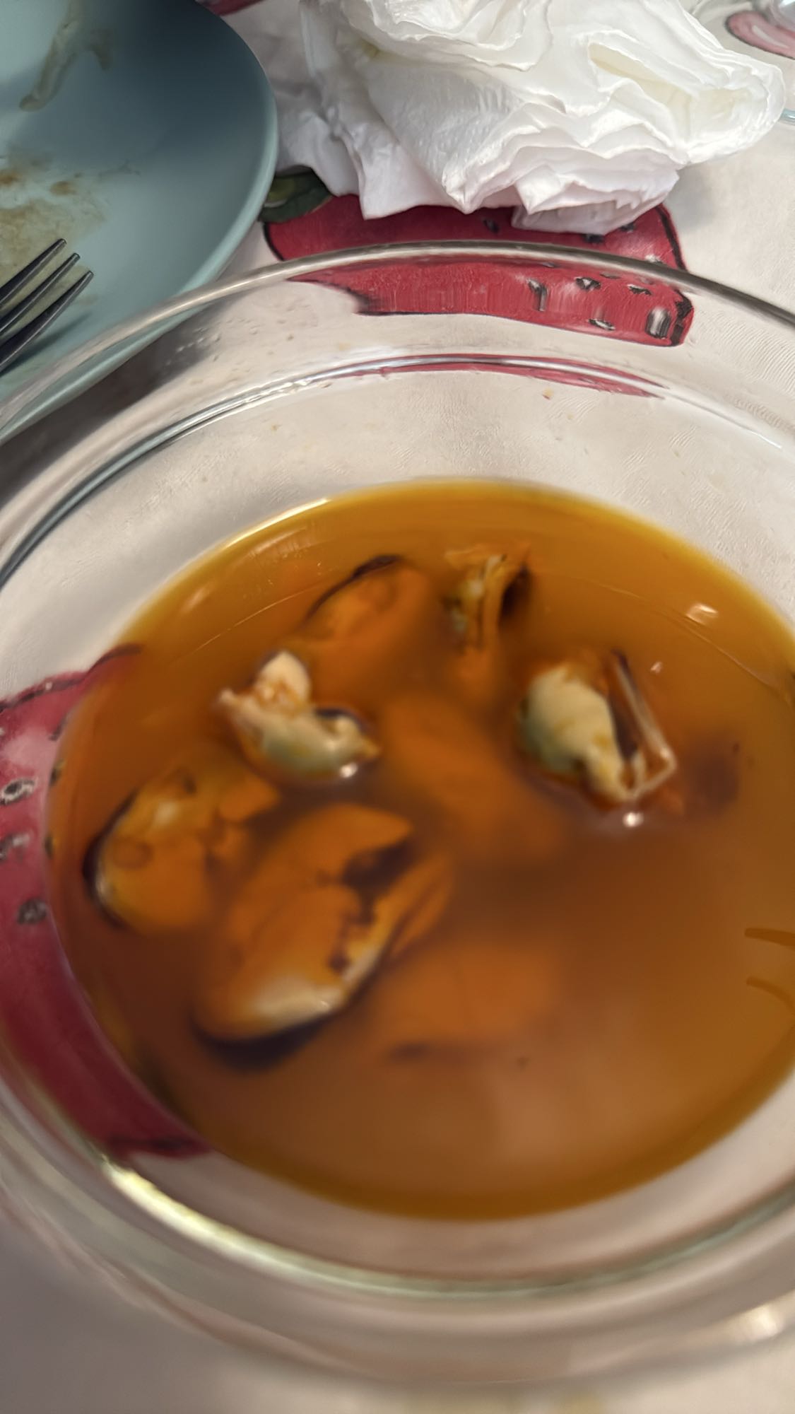 Mejillones en caldo