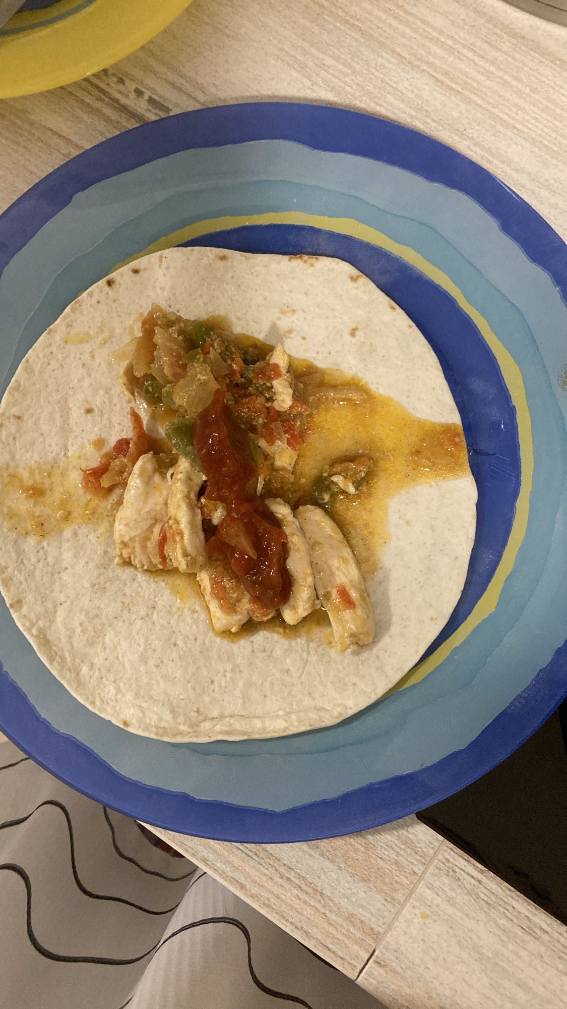 Taco de pollo