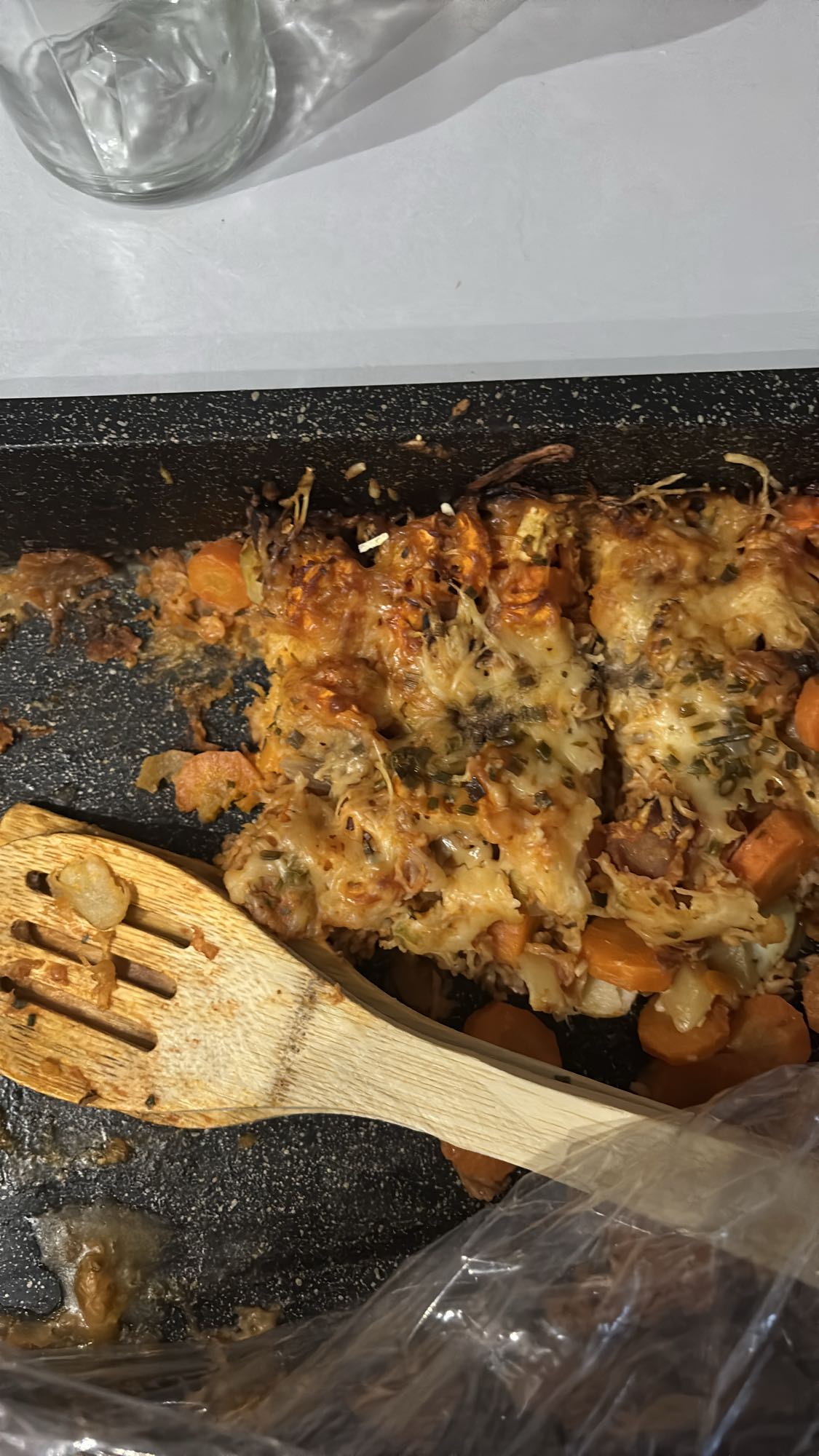 Gratin de légumes et poulet