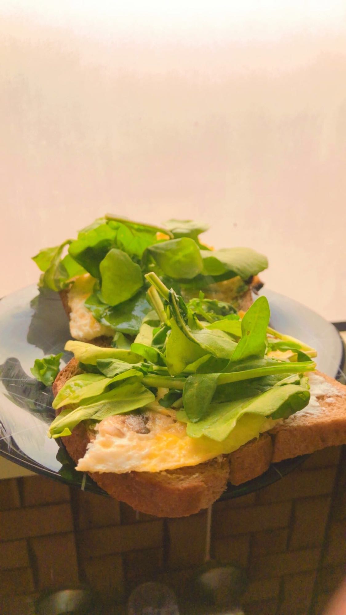 Egg and Spinach Toast