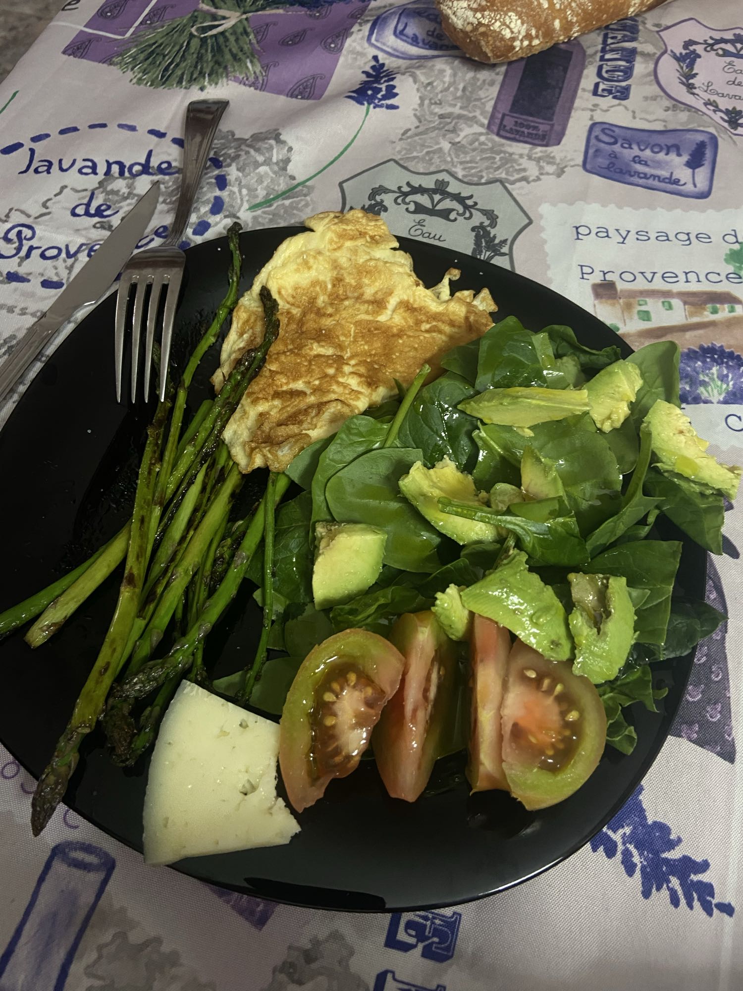 Ensalada con tortilla