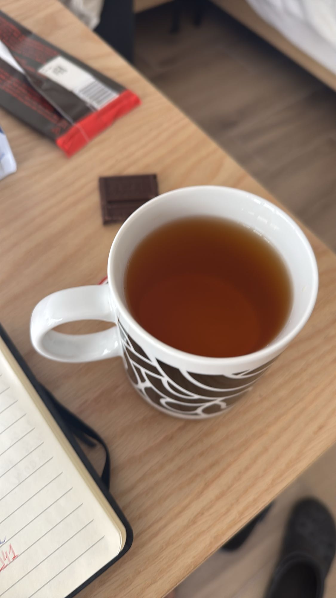 Чай с шоколадом