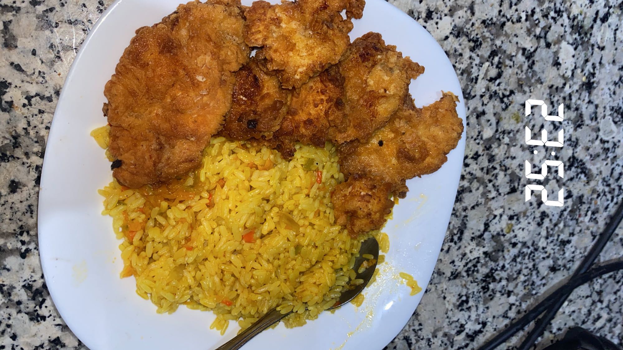 Fried Chicken with Rice