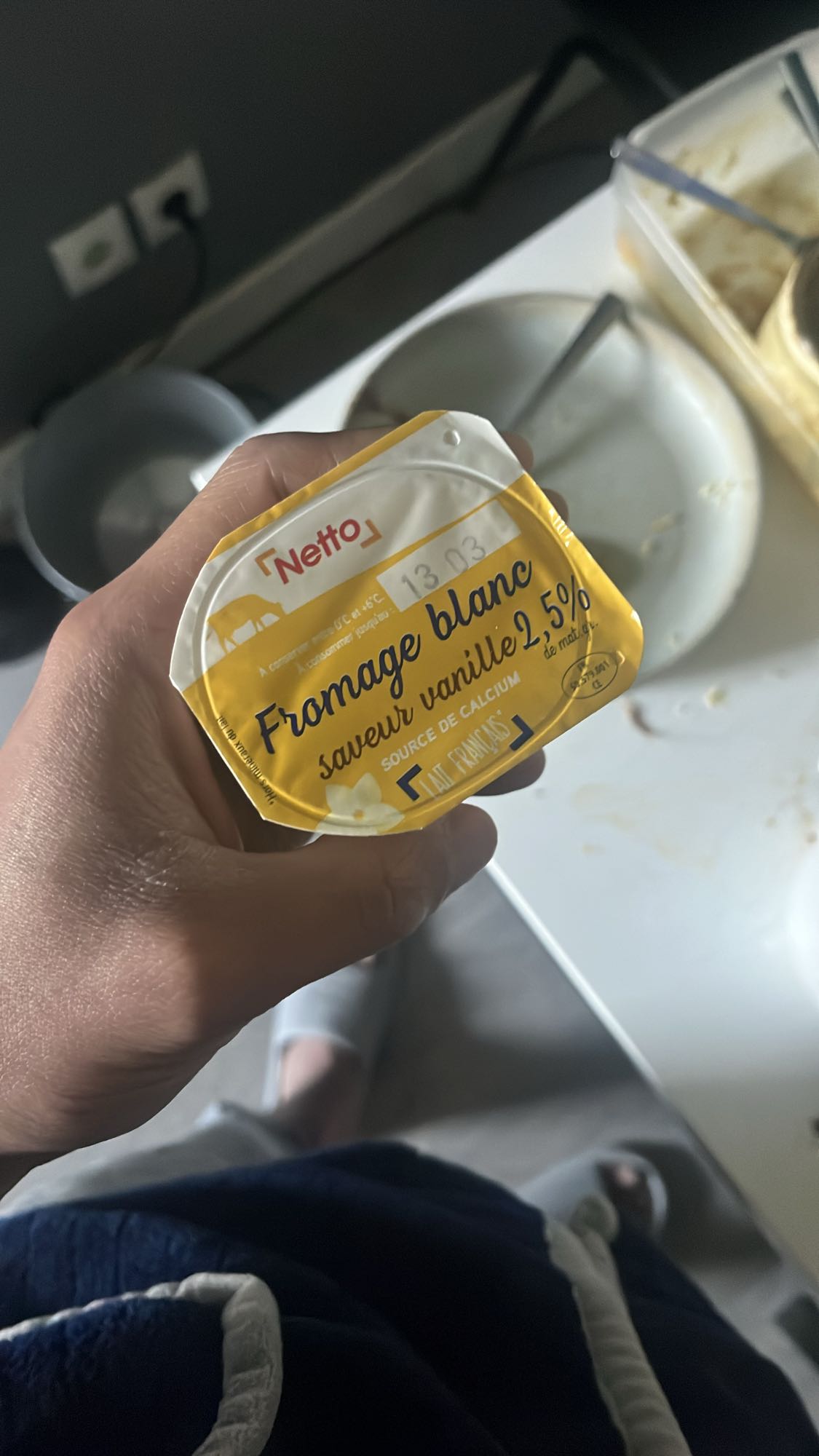 Fromage blanc vanille