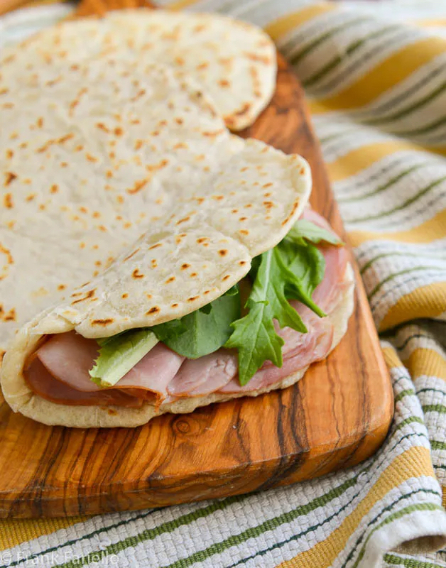 Ham and Greens Flatbread