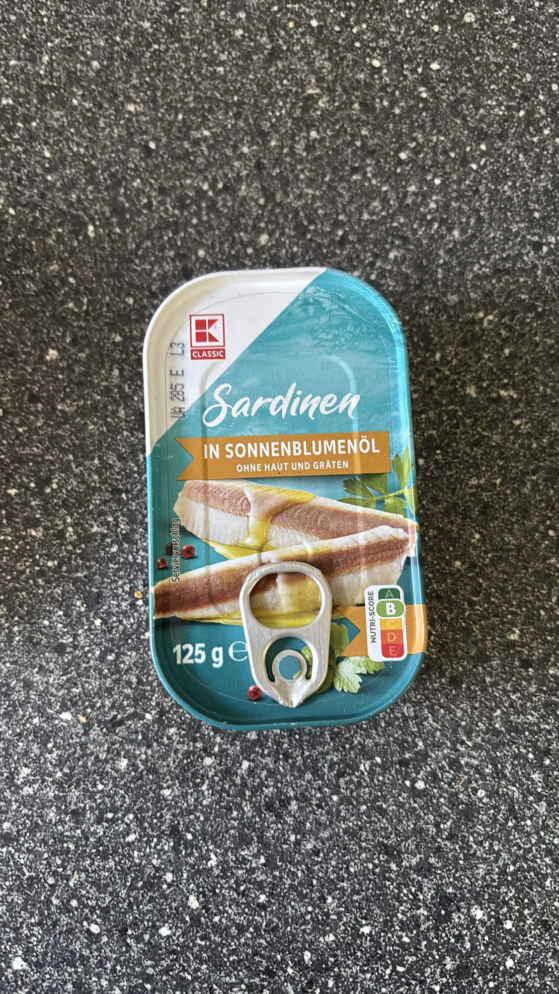 Sardinen in Sonnenblumenöl