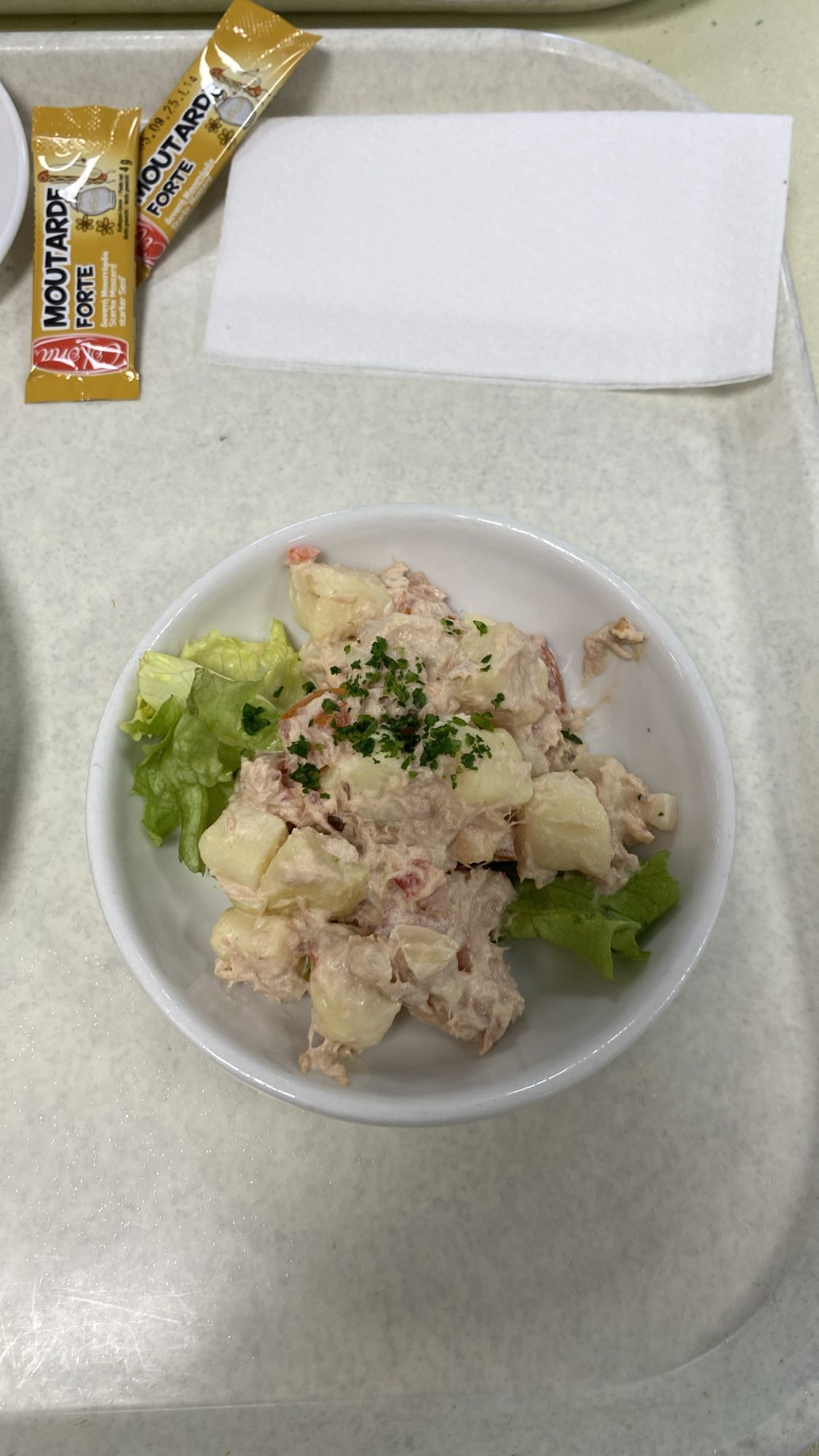 Salade de thon et pommes