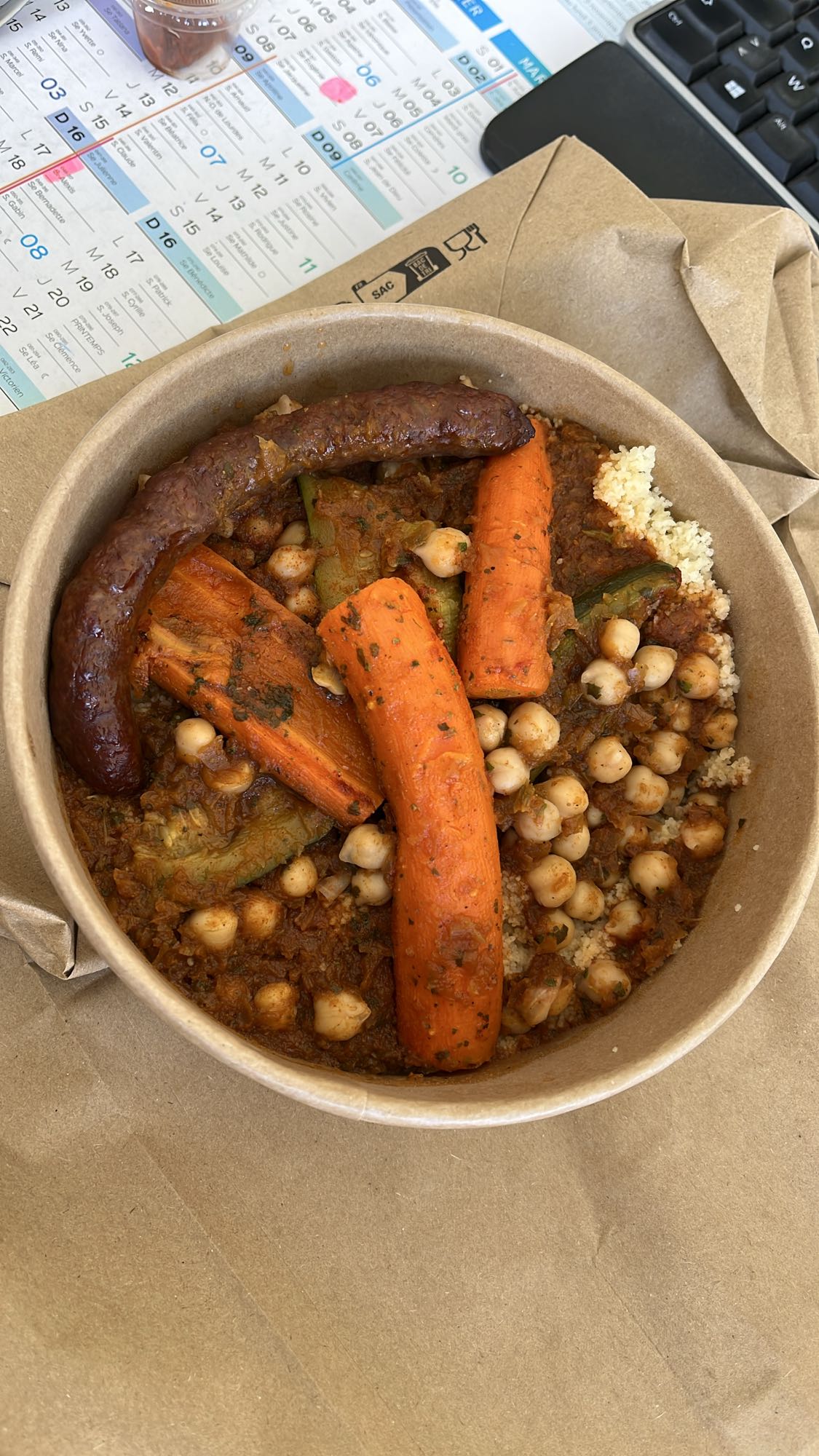 Couscous au merguez