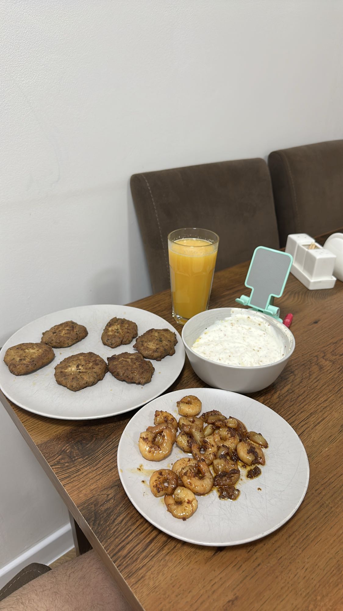 Albóndigas con camarones