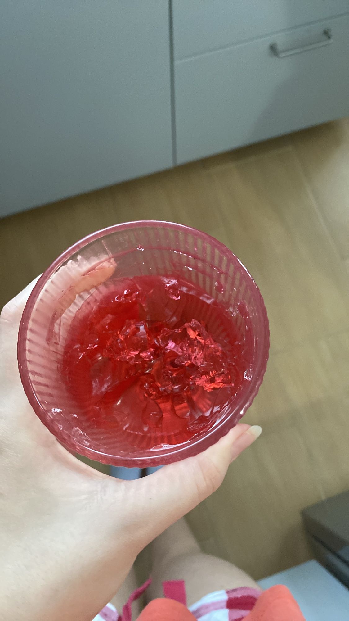 Красное желе