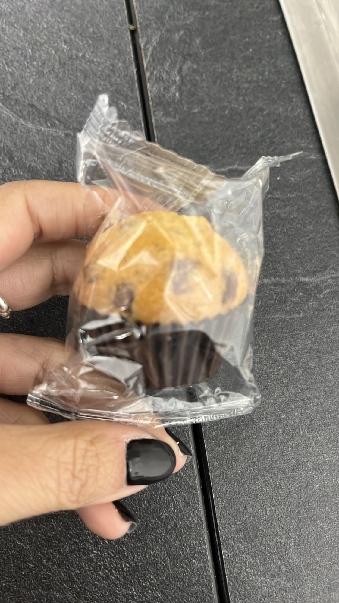 Mini muffin de chocolate