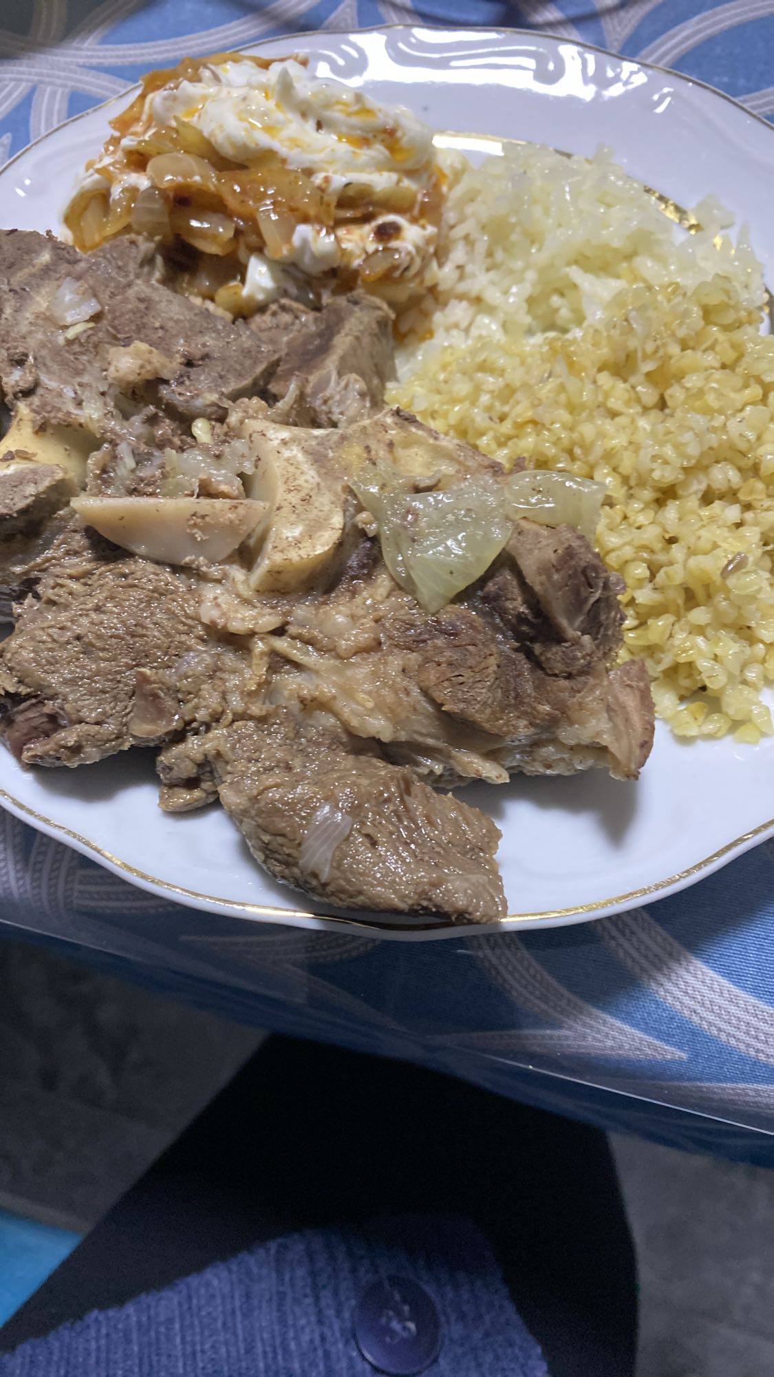 Kuzu Haşlama ve Bulgur