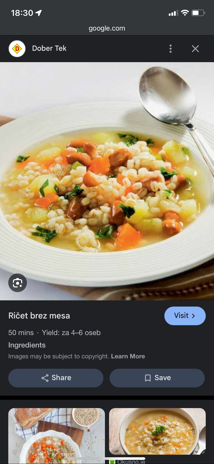 Barley Vegetable Soup