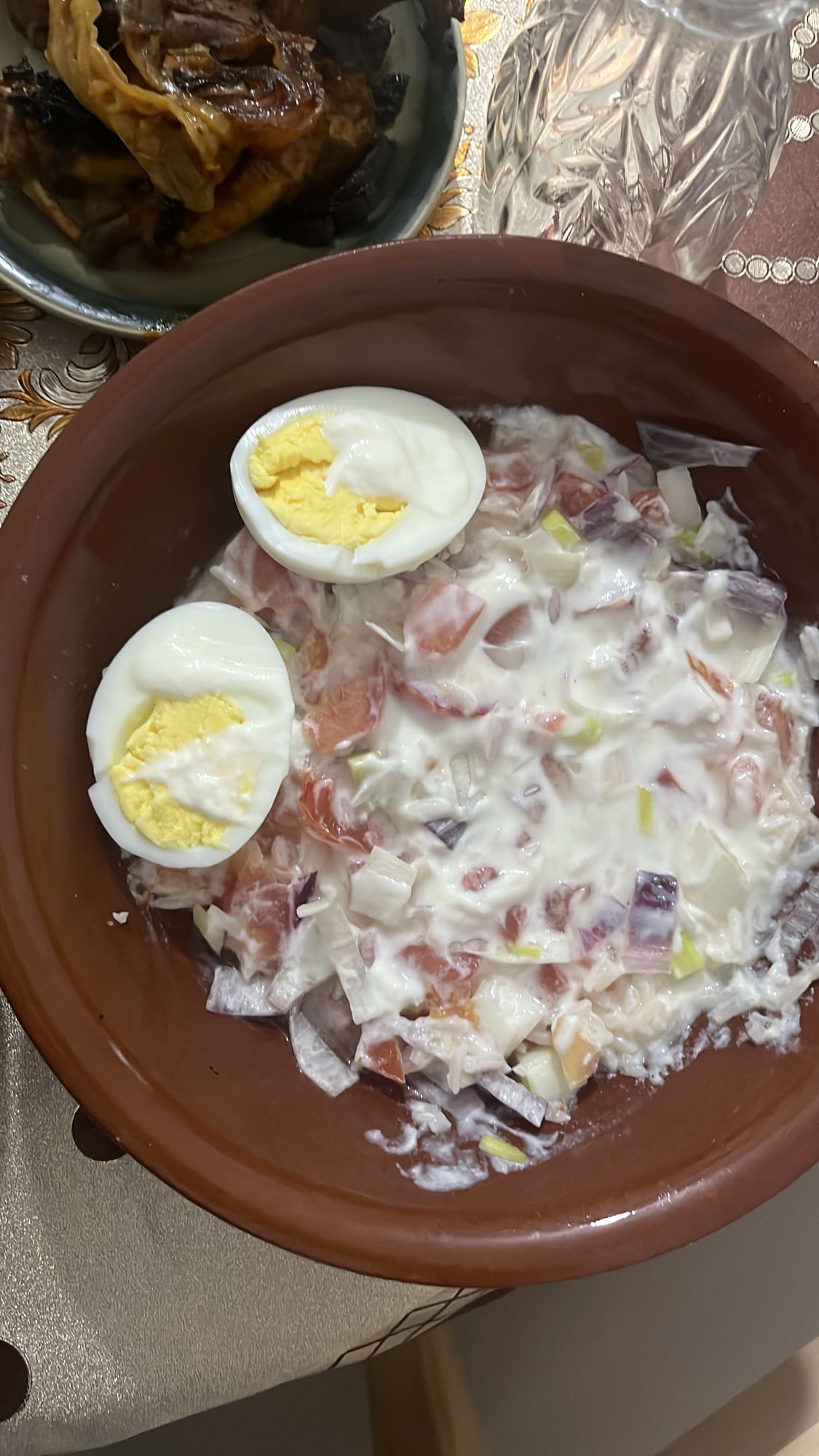 Egg and Yogurt Salad