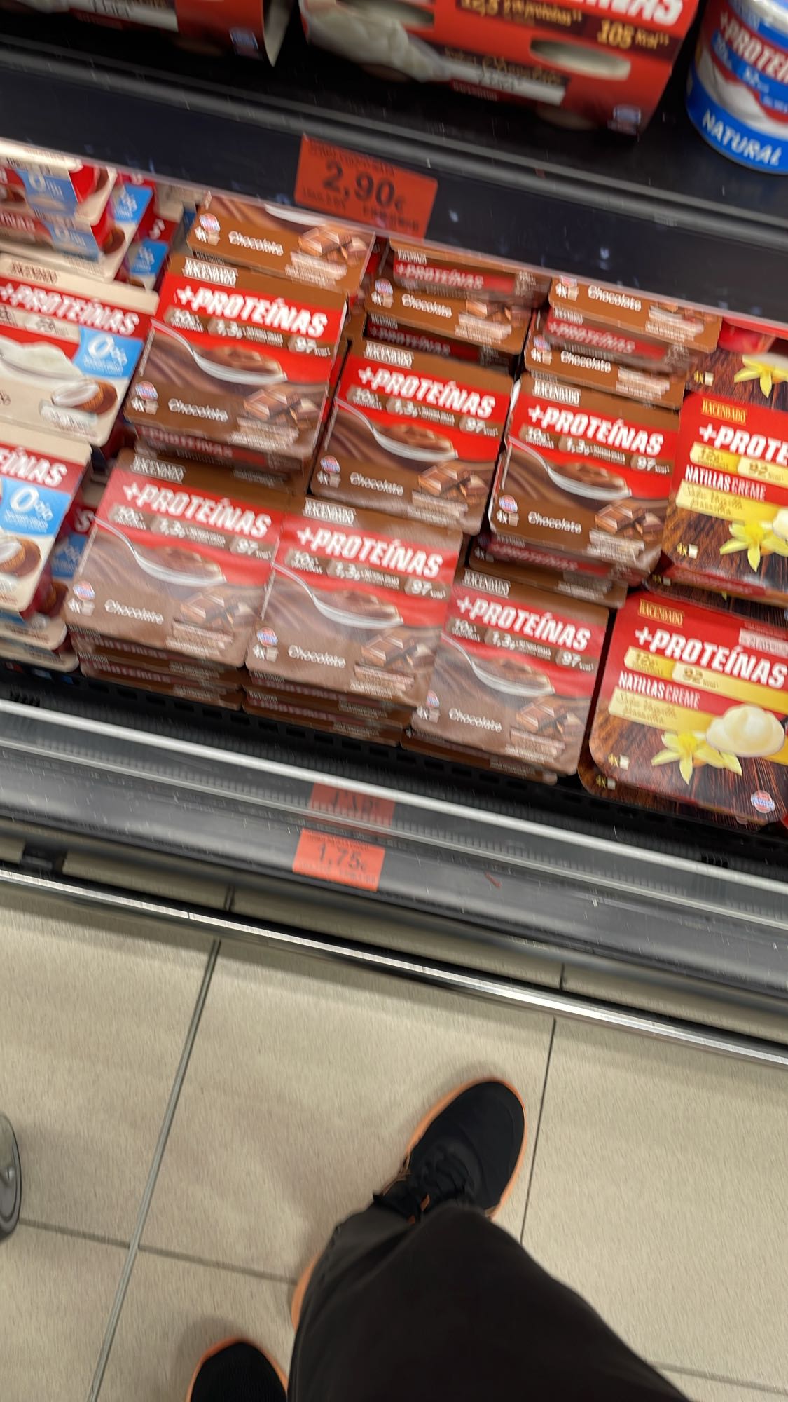 Natillas de chocolate