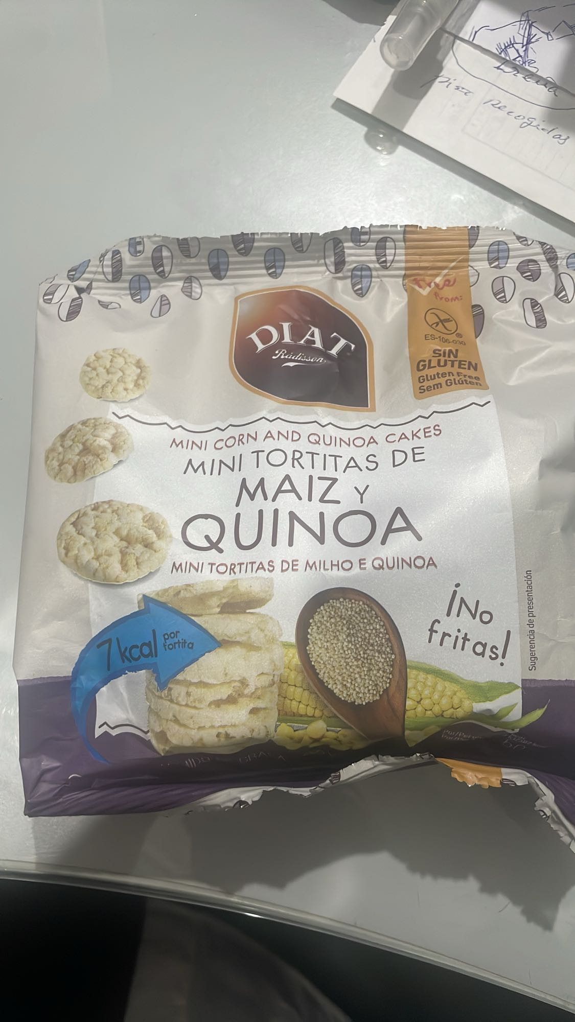 Mini tortitas de maíz