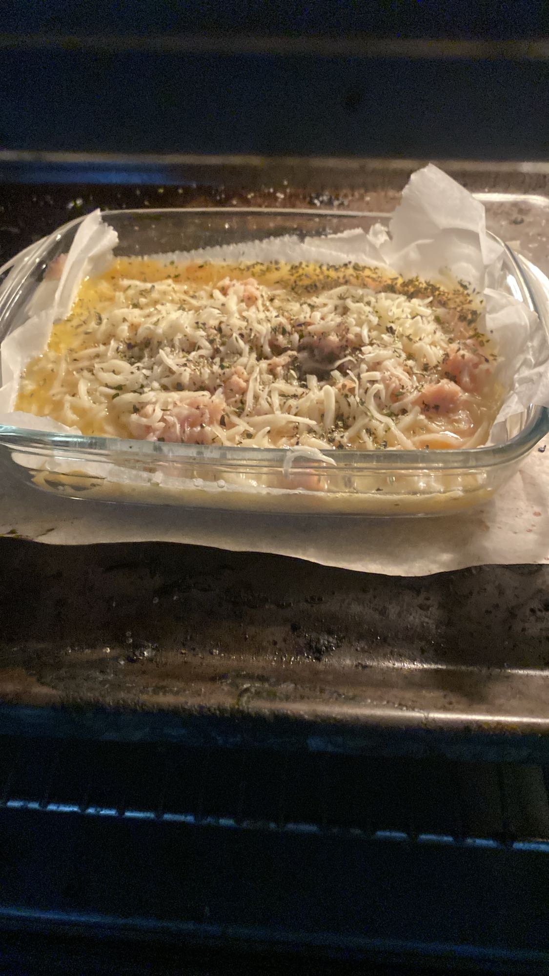Pasta gratinada