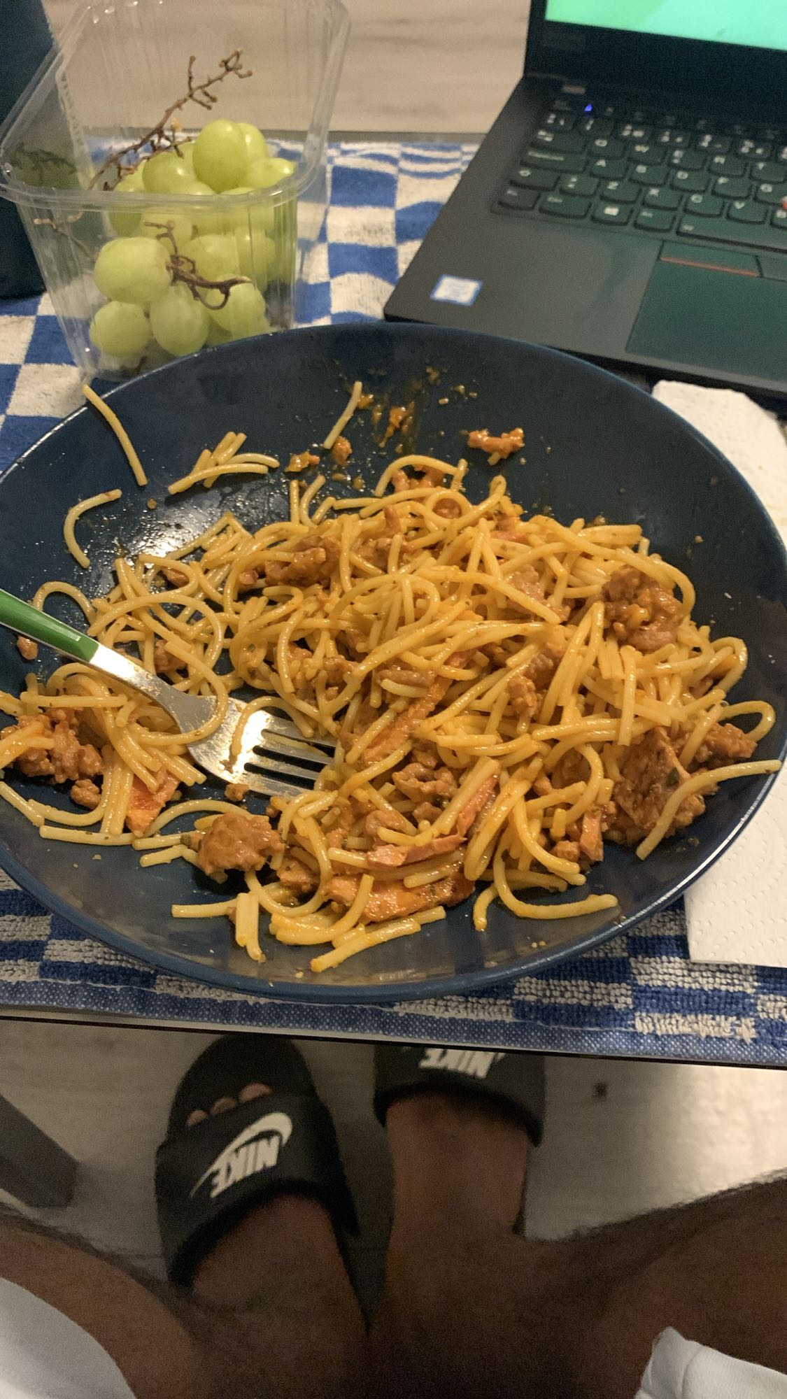 Espaguetis con carne