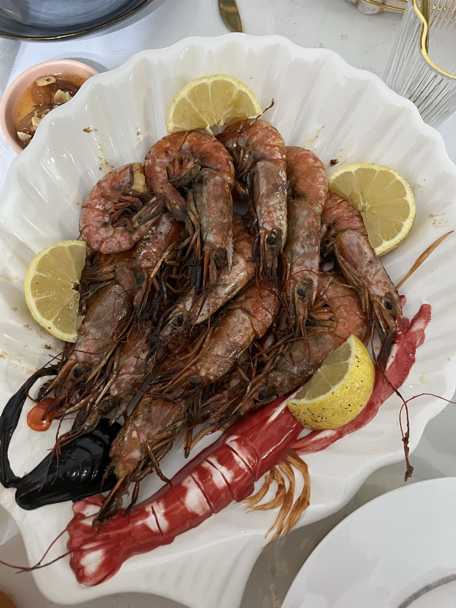 Crevettes grillées