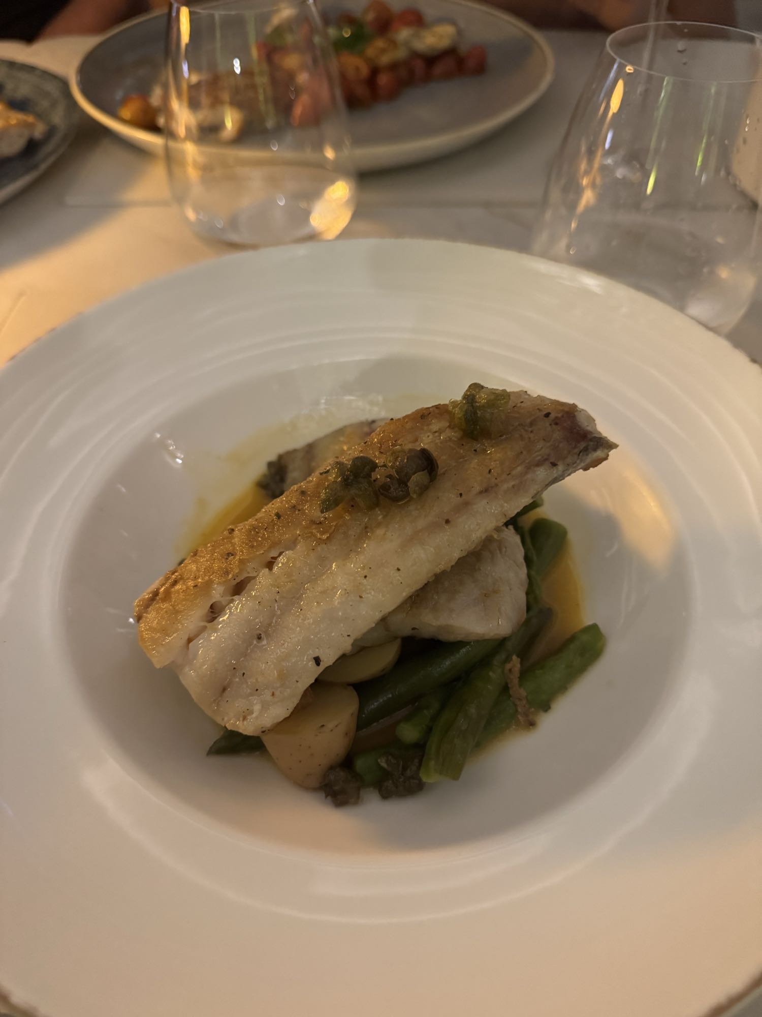Pescado con verduras