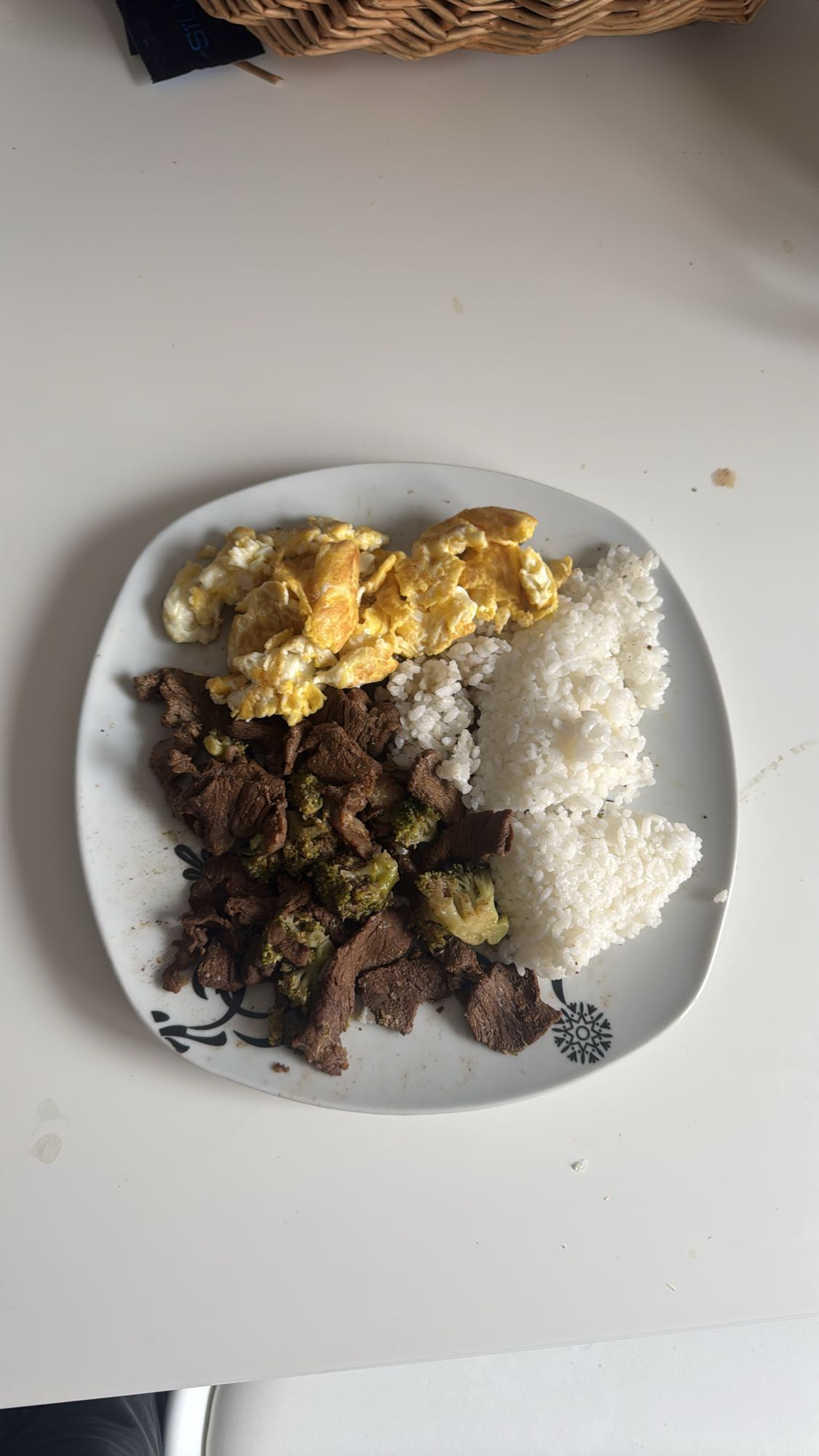 Beef Rice and Scrambled Eggs