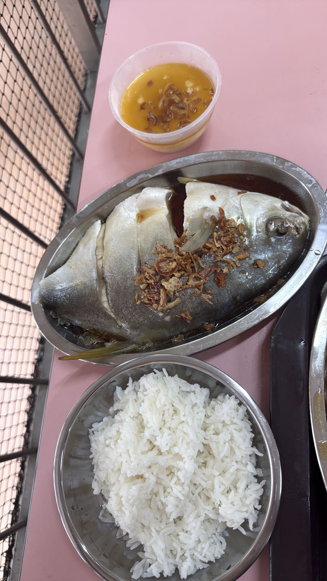 Steamed Fish with Rice