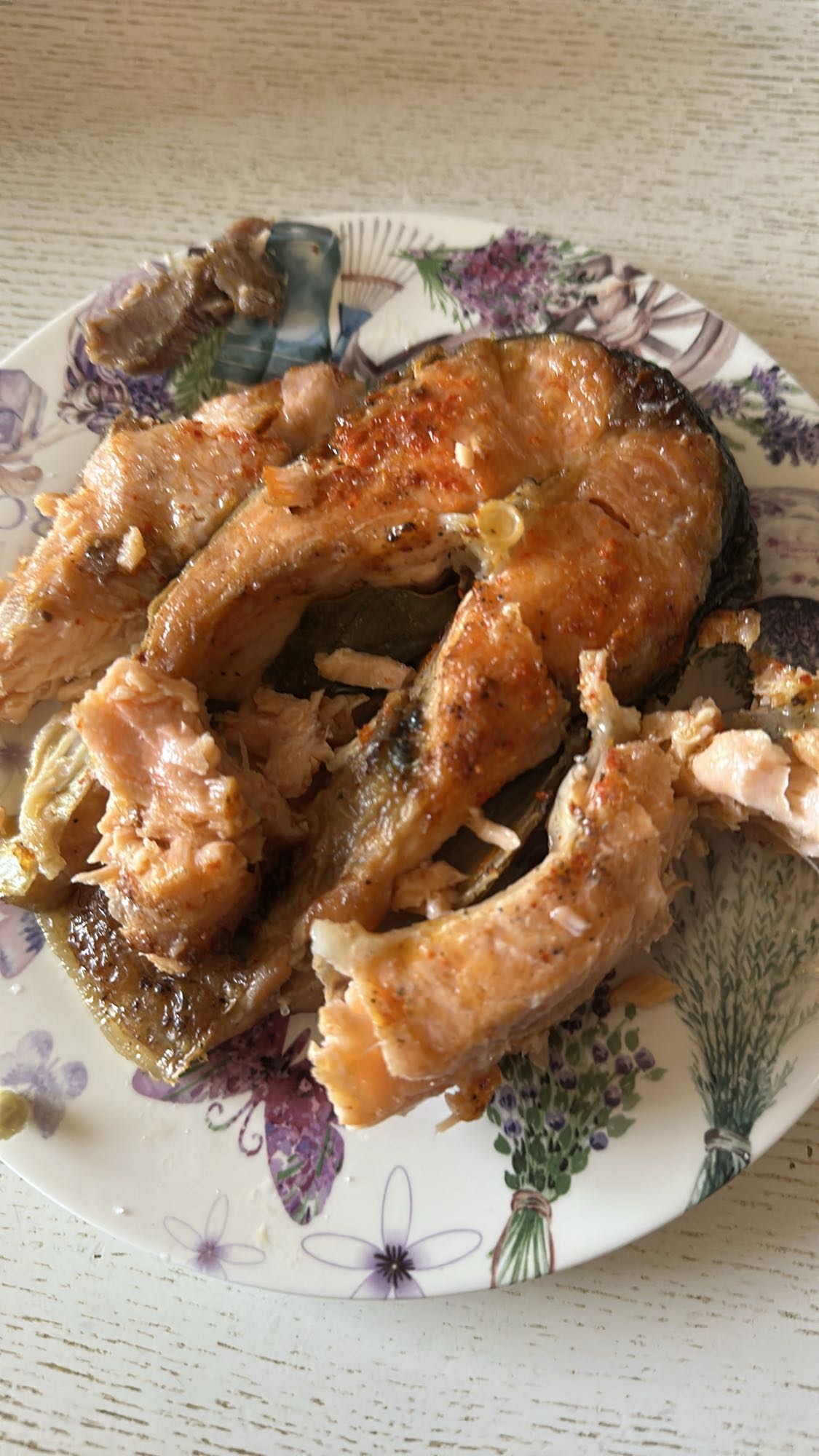 Grilled Salmon Steak