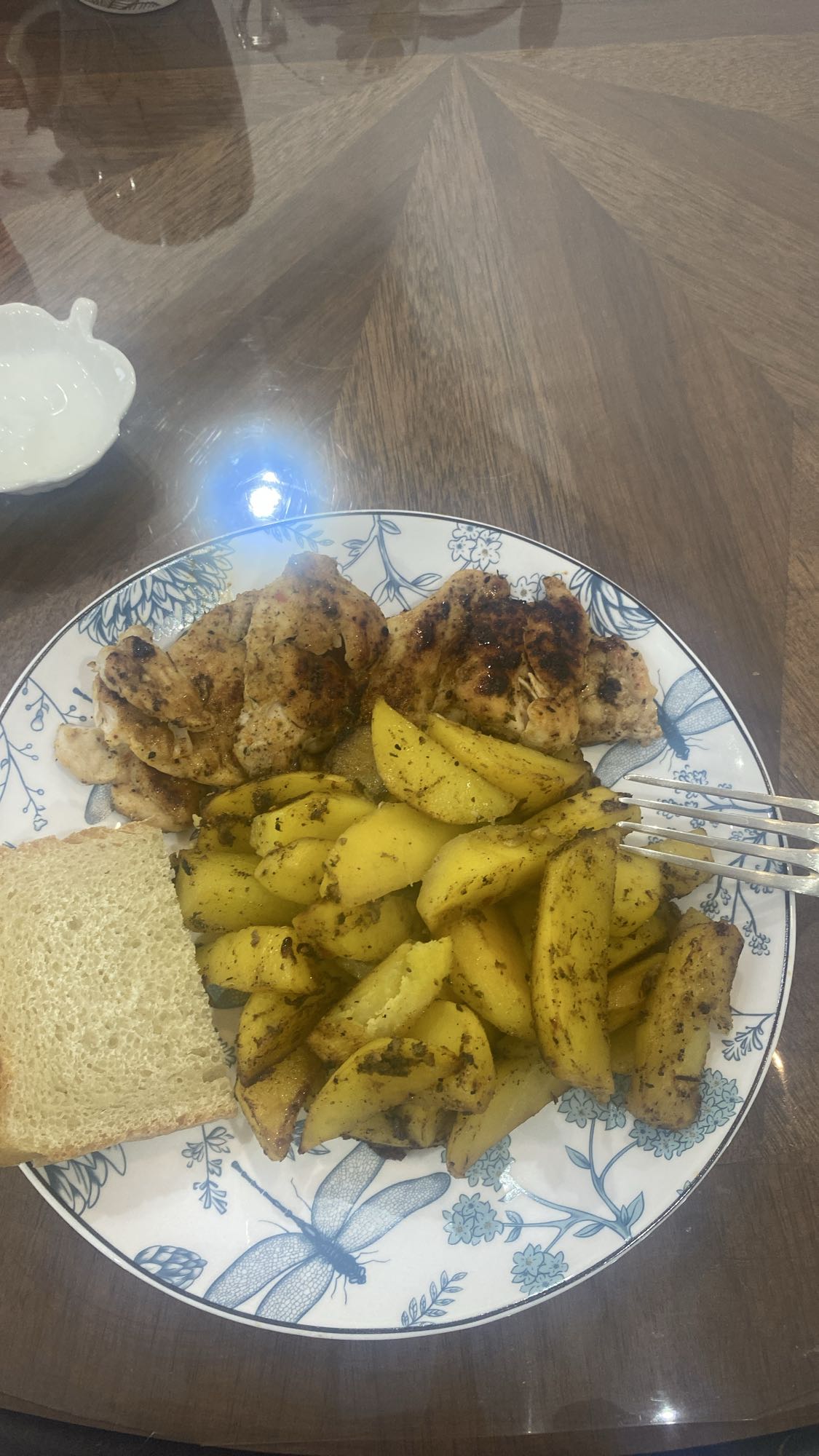 Курица с картофелем