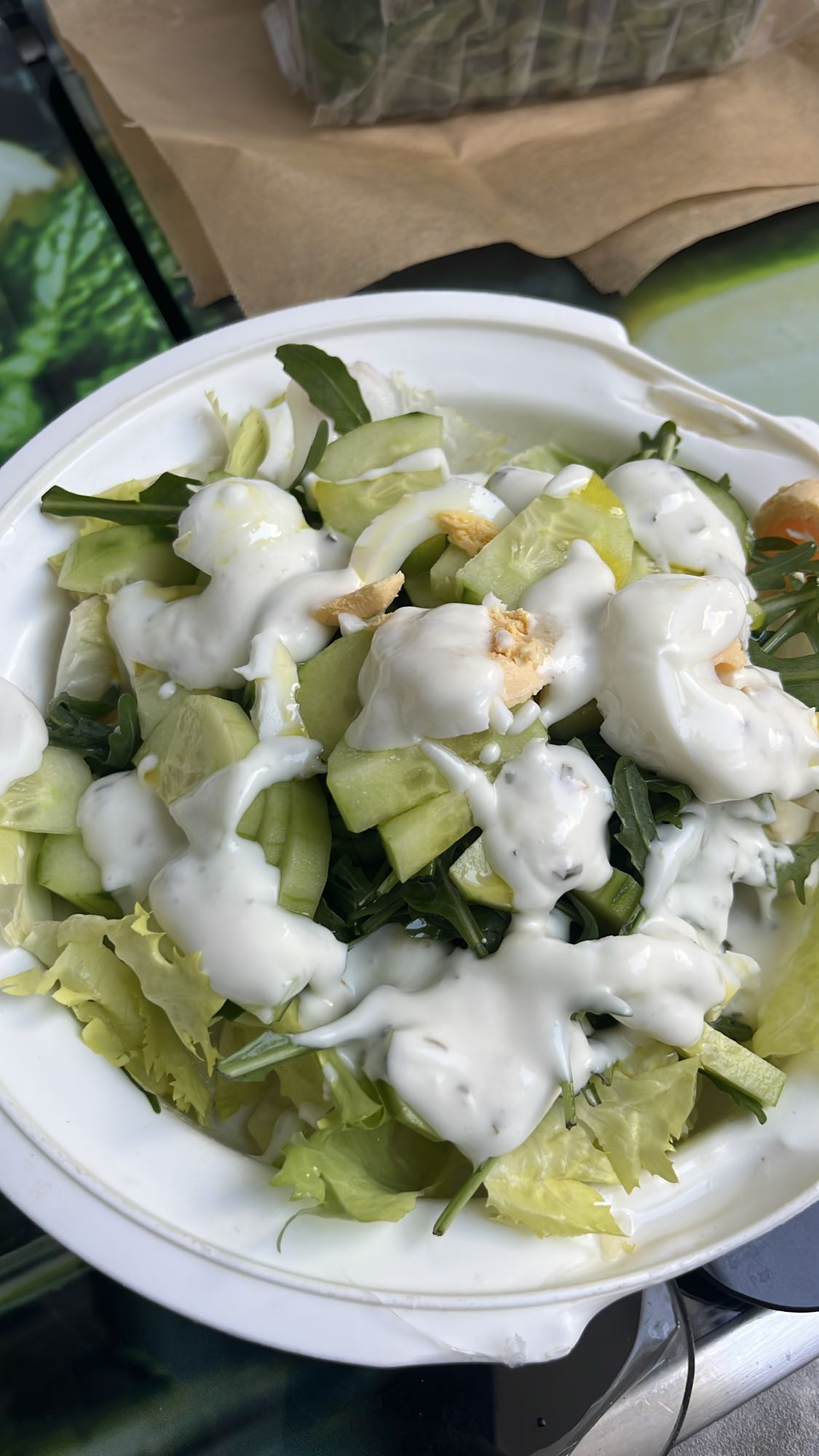 Creamy Green Salad