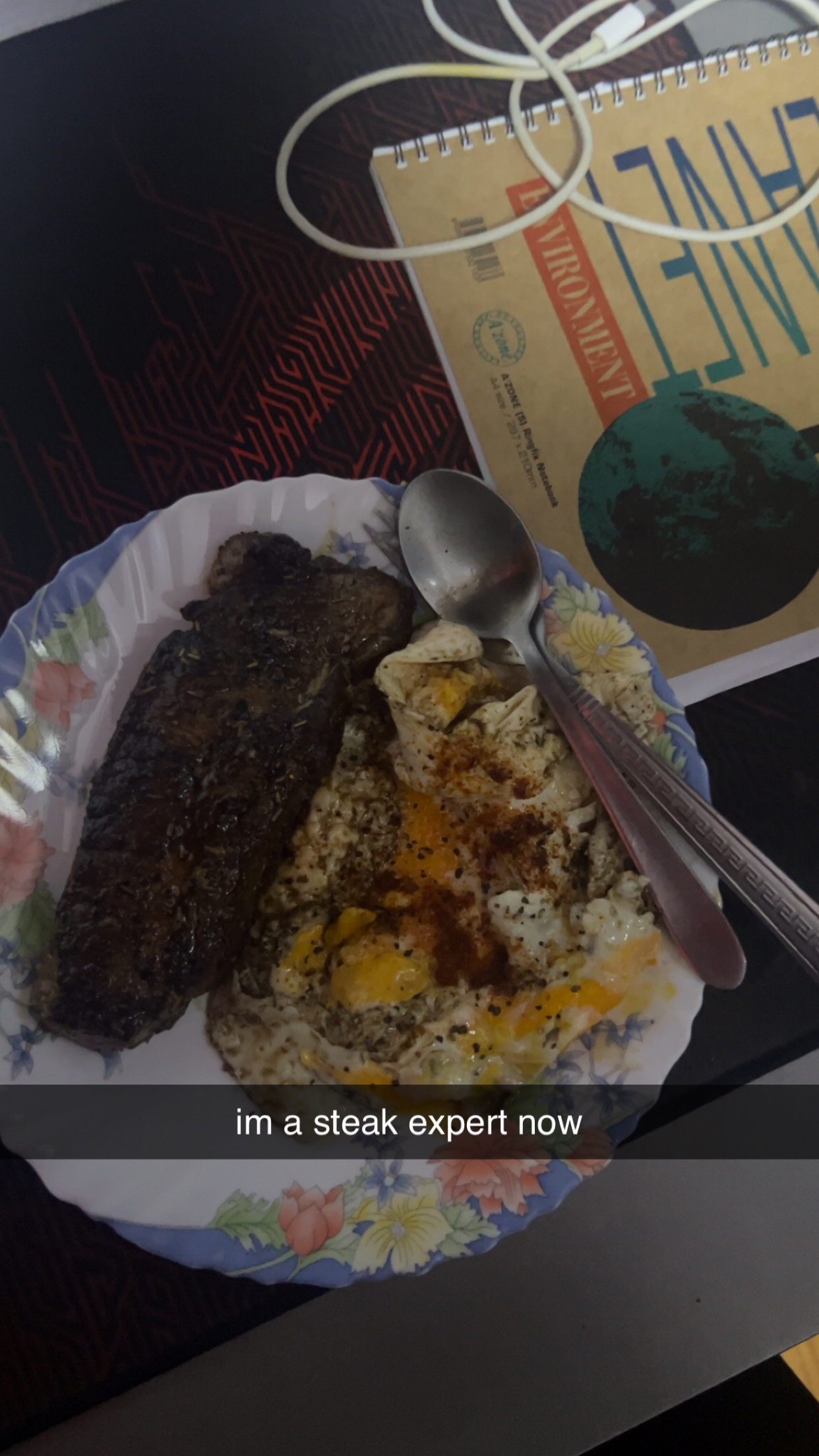 Steak with Fried Eggs