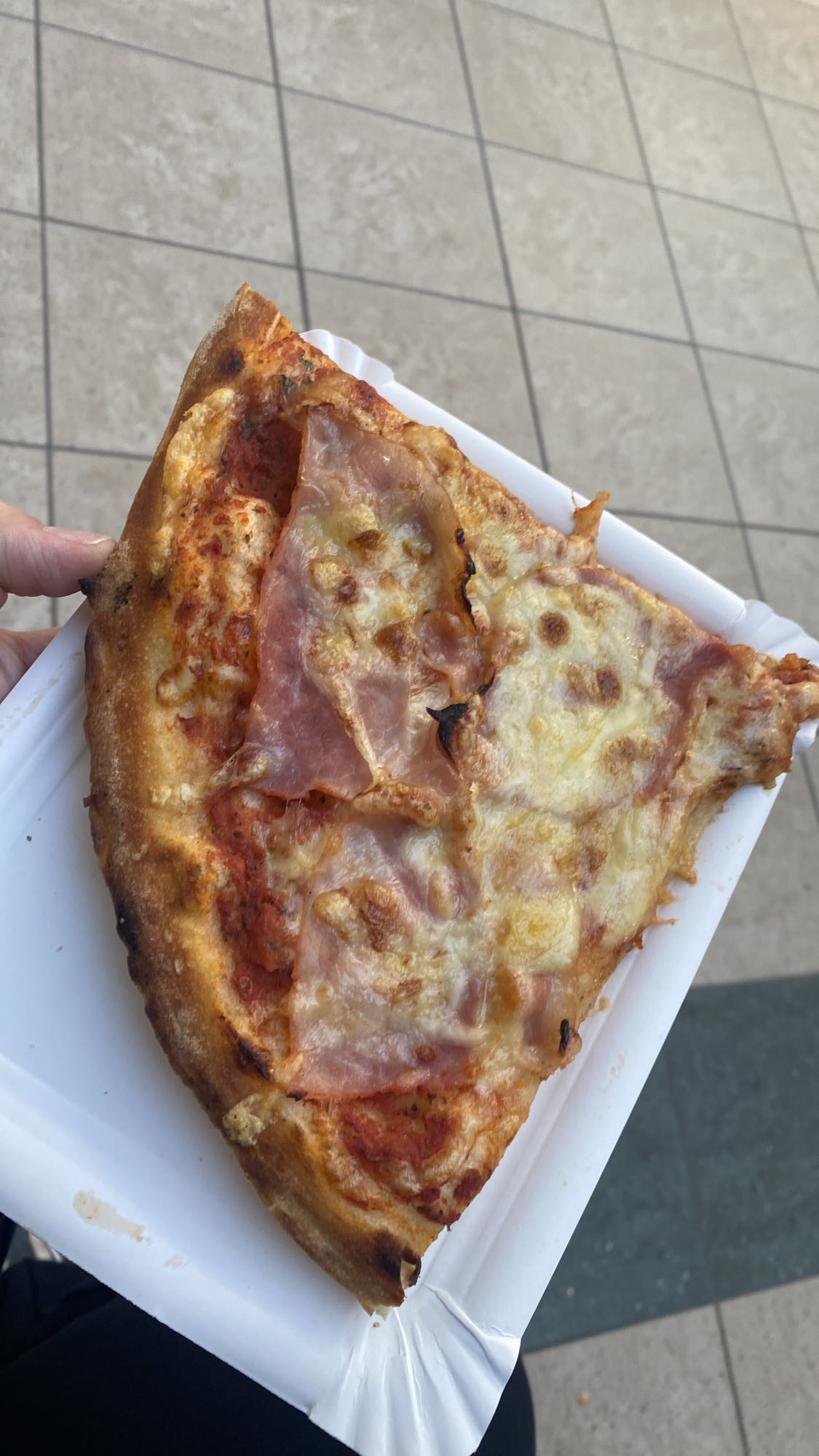 Пицца с ветчиной