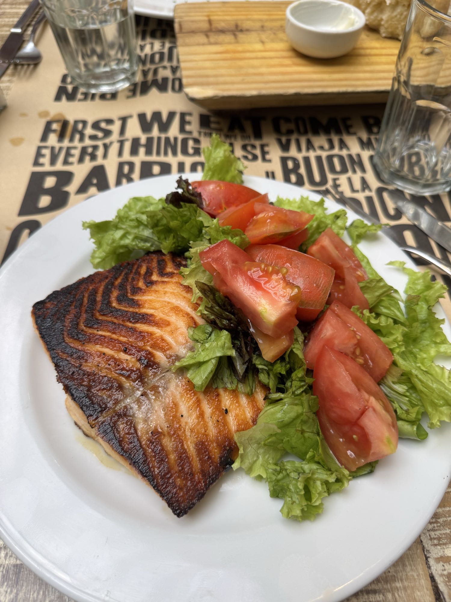 Salmón a la parrilla