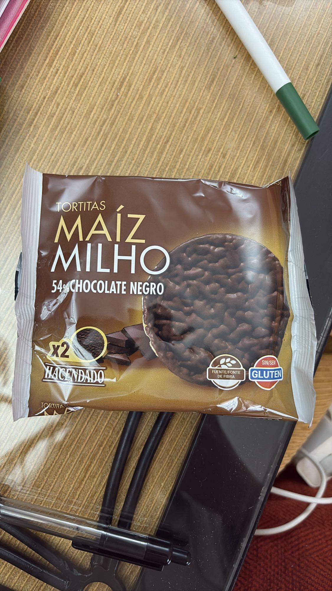 Tortitas de maíz chocolate