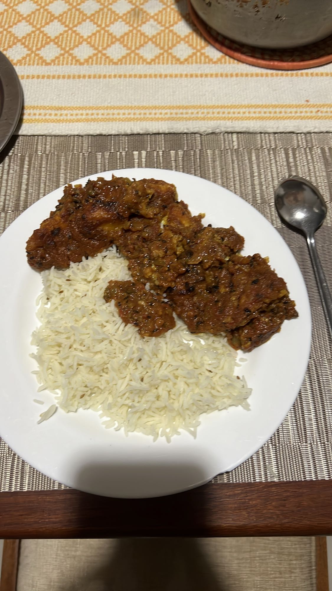 Rice with Chicken Curry