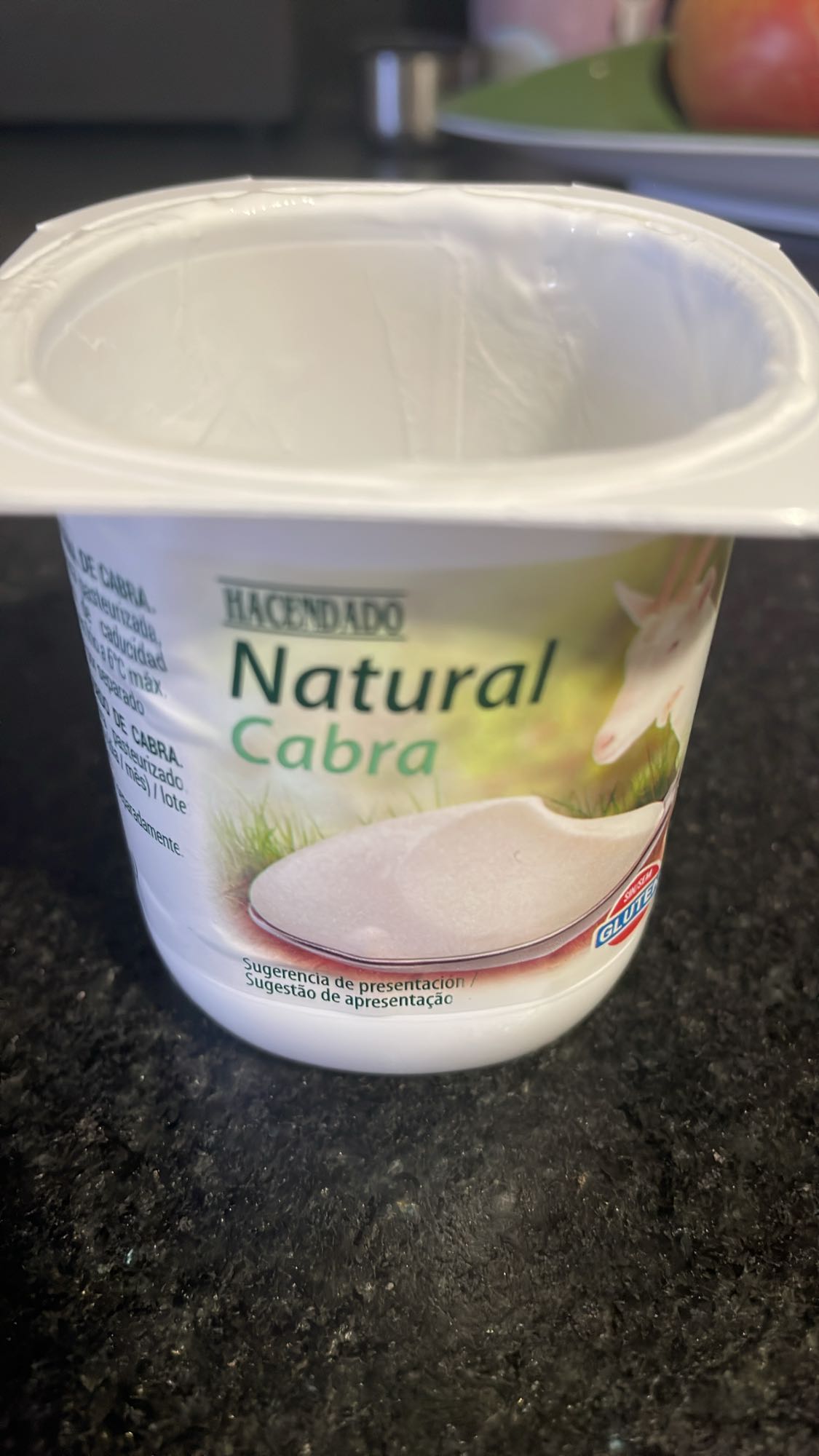 Yogur natural de cabra