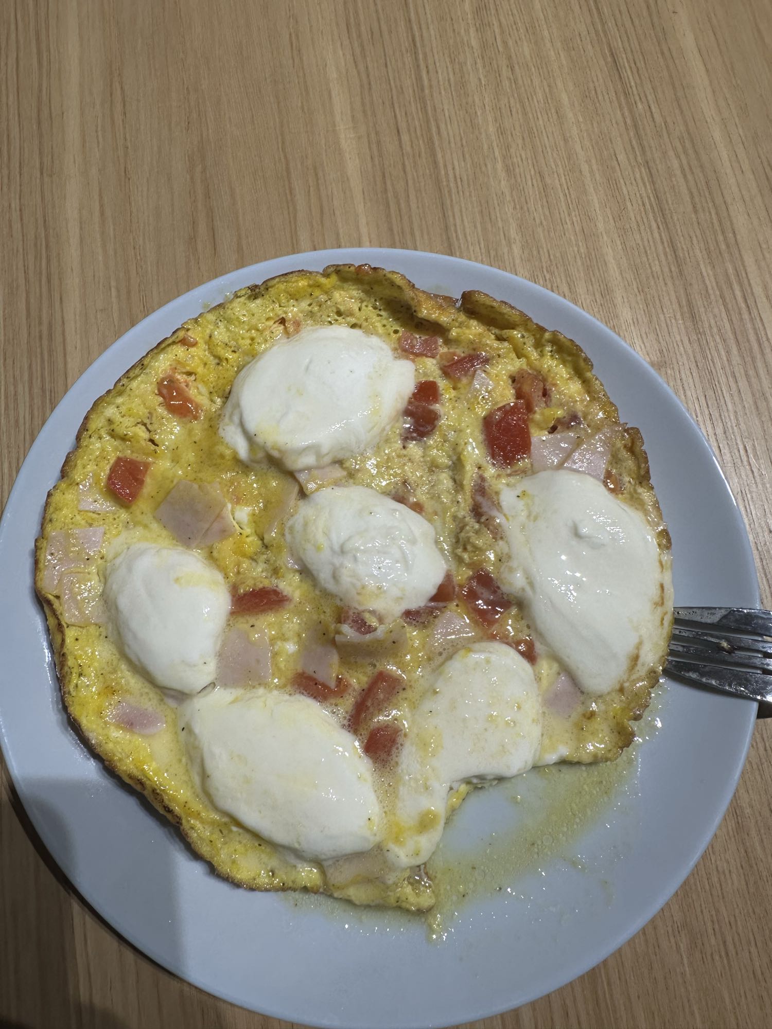 Omlet z mozzarellą