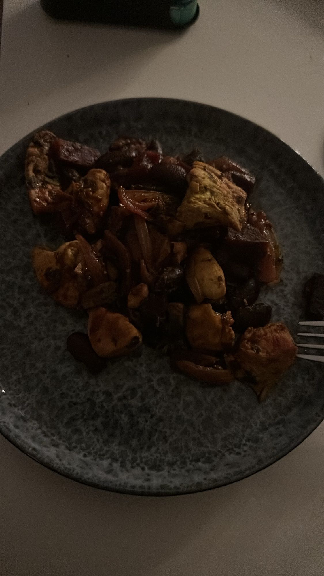 Gebratene Hähnchenpfanne