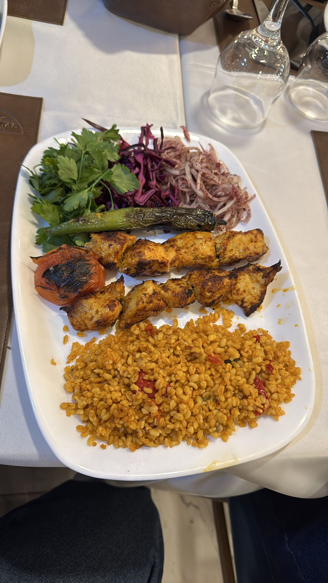 Tavuk şiş tabağı