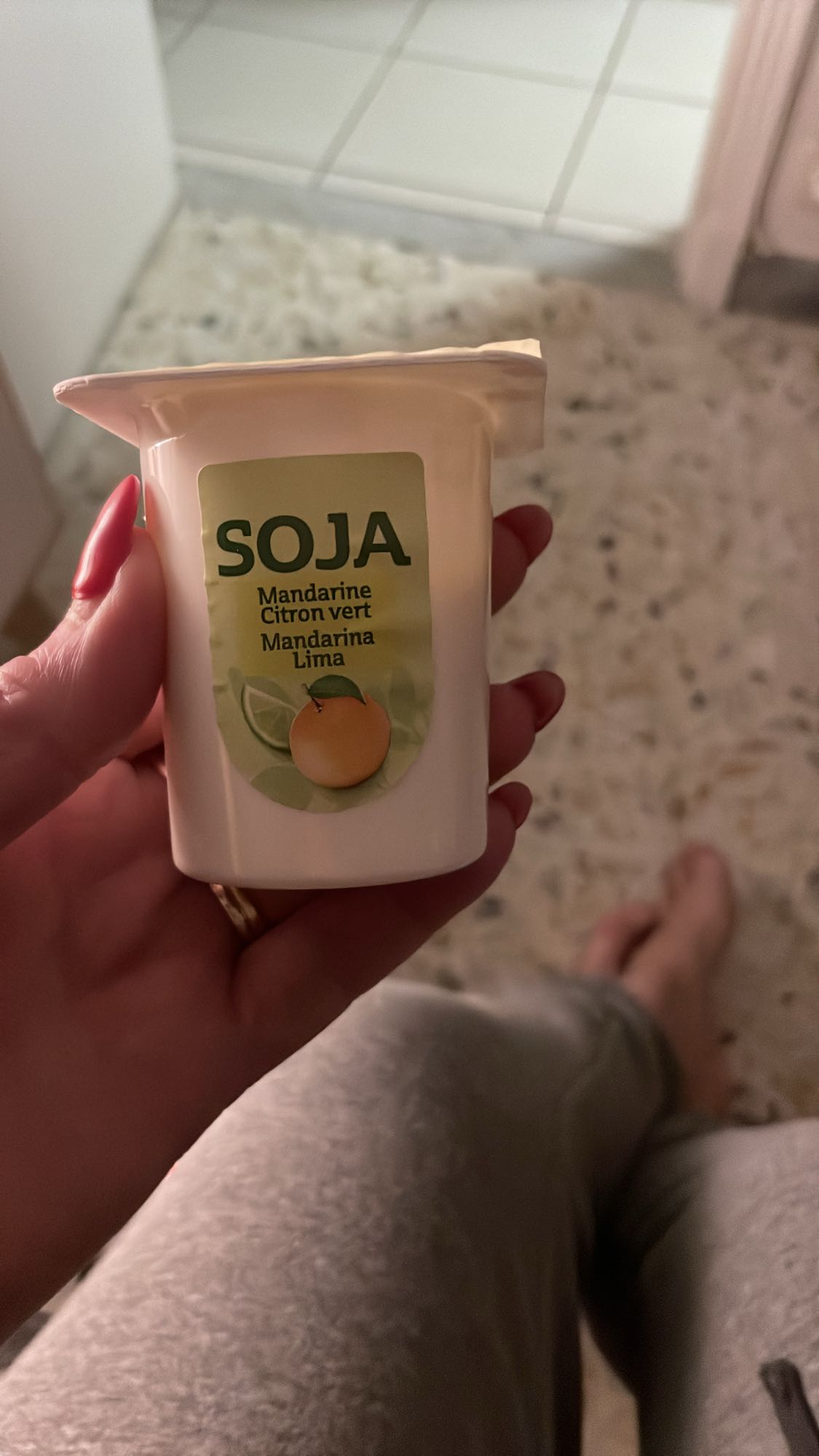 Yaourt soja mandarine