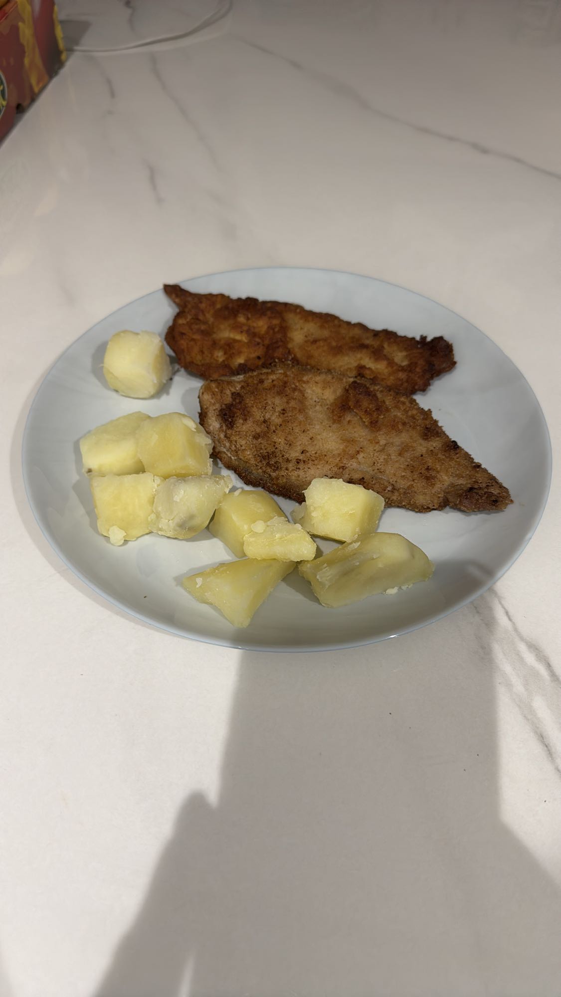 Milanesa con papas