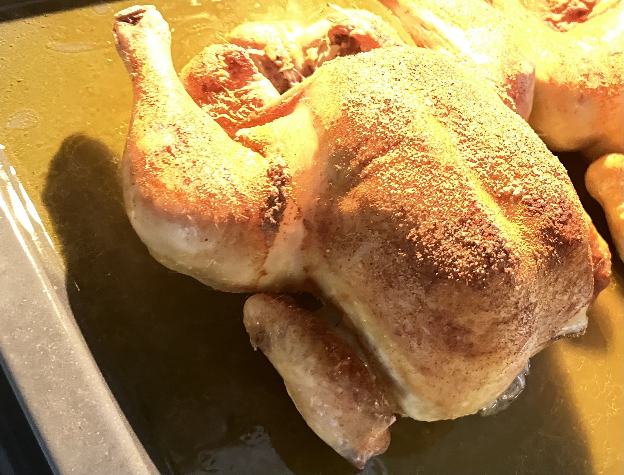 Geröstetes Hähnchen