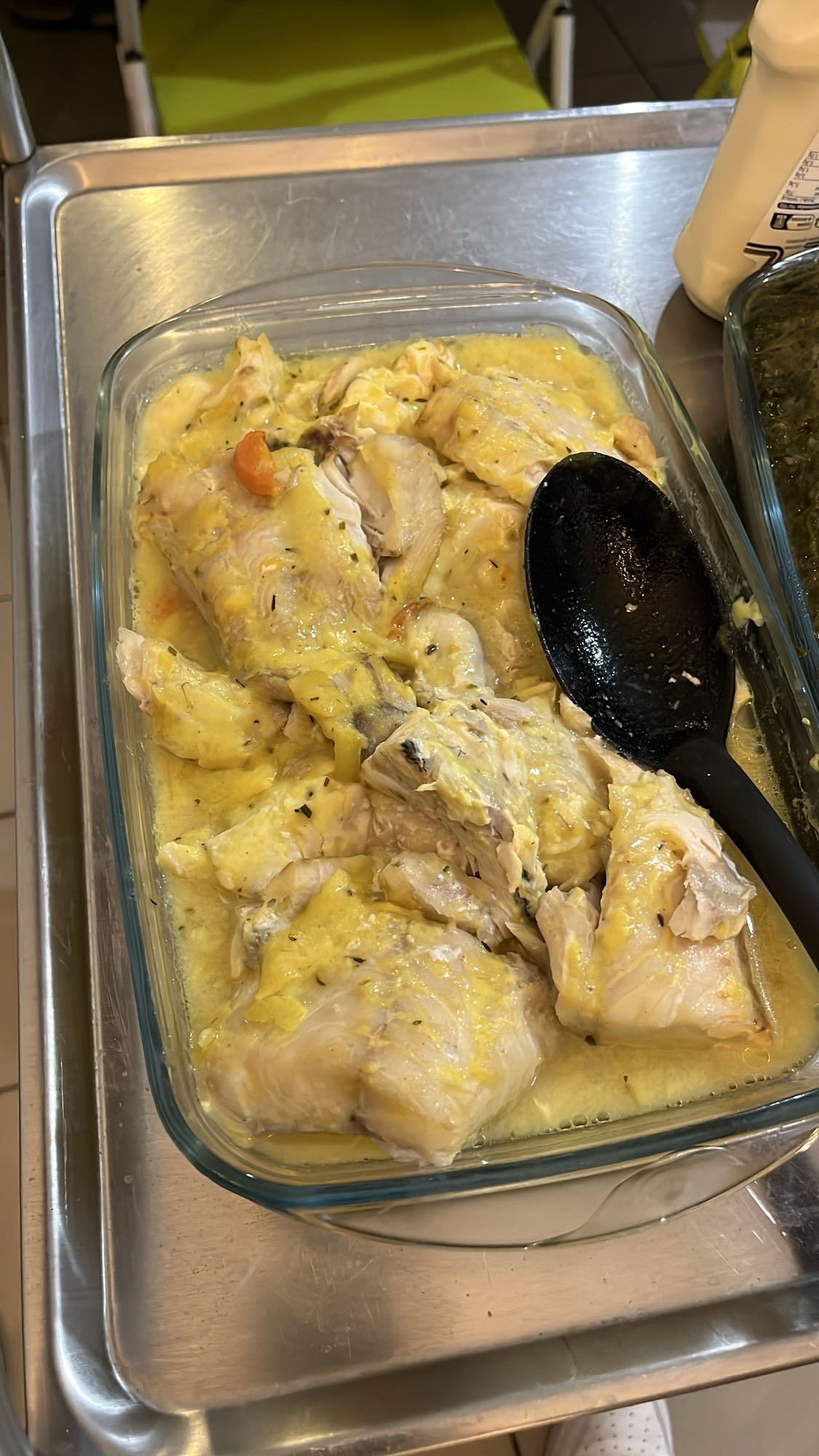 Poulet à la sauce crémeuse